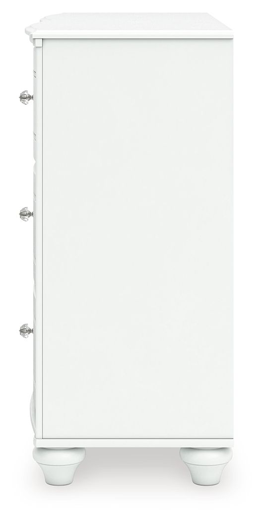 Ashley Furniture Kozlani - Six Drawer Dresser - White - Image 8