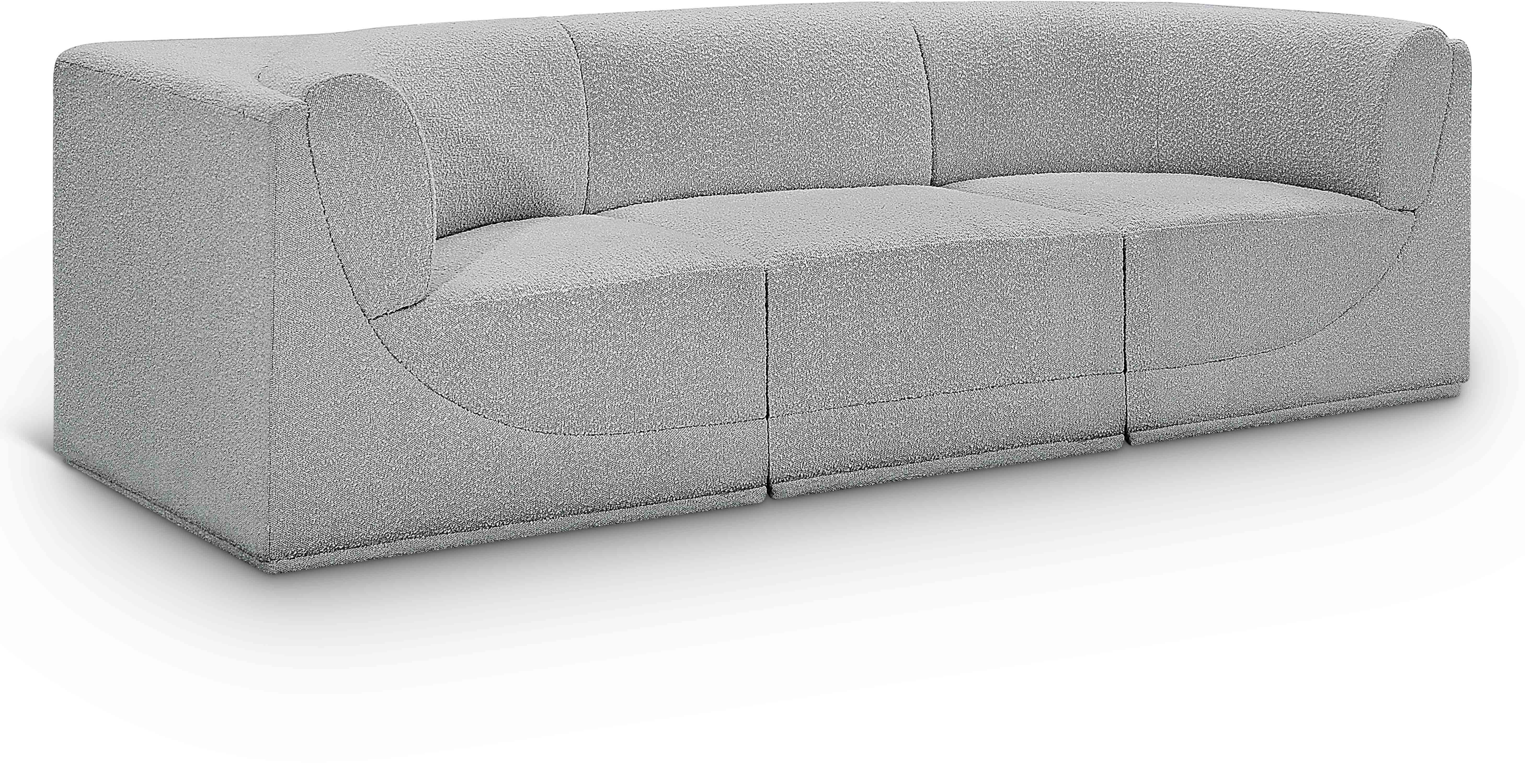 Ollie - 3 Seat Modular Sofa - Gray