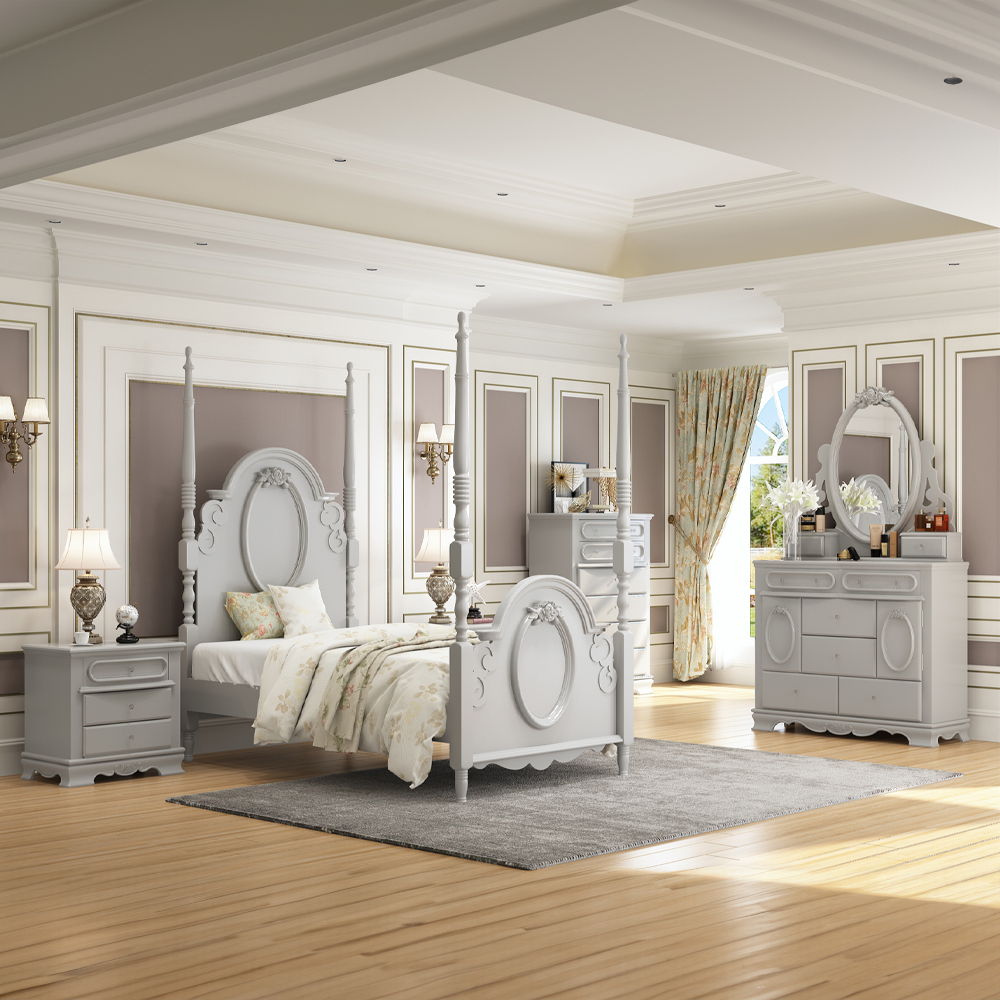 Flora - Chest - Gray, light gray, view 8