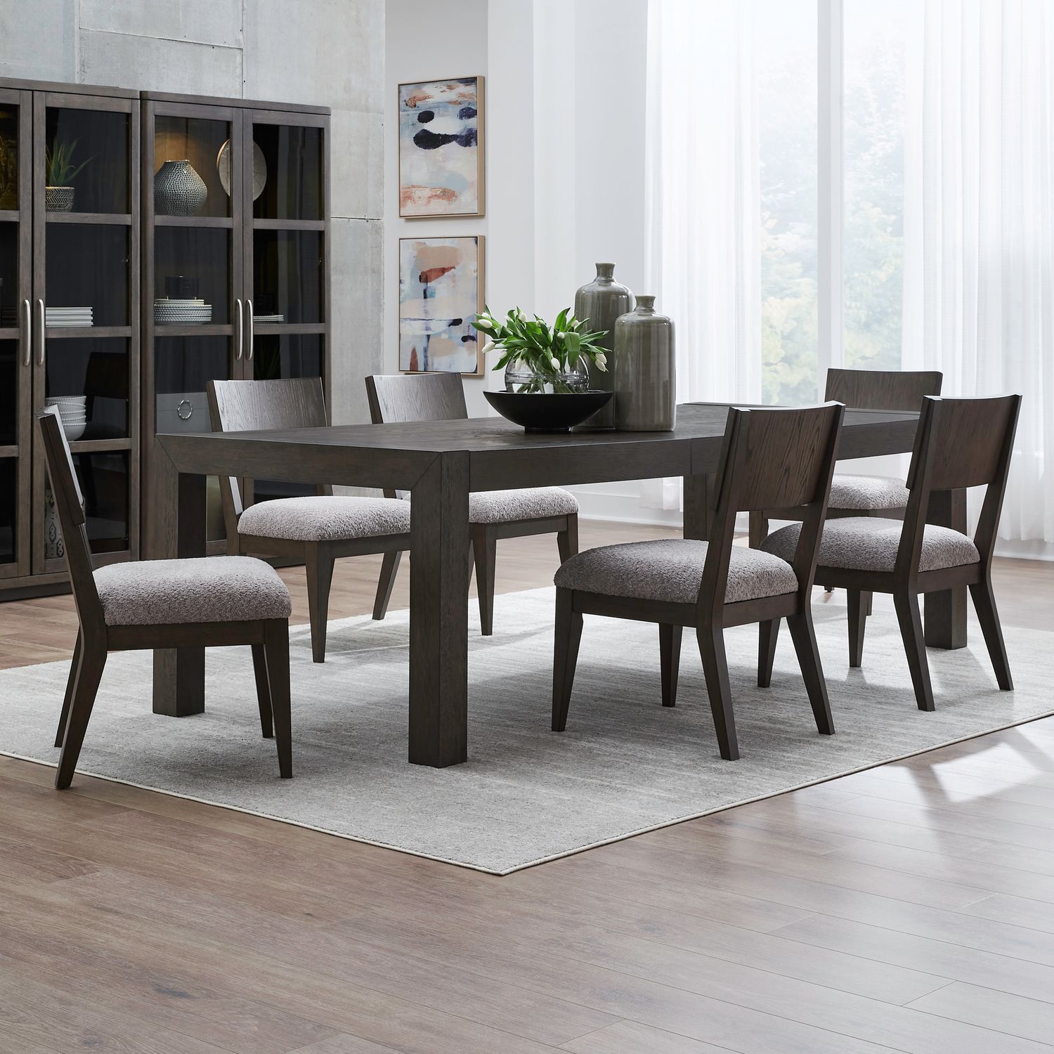 Liberty Furniture Cascade Falls - Optional 7 Piece Rectangular Table Set - Brown