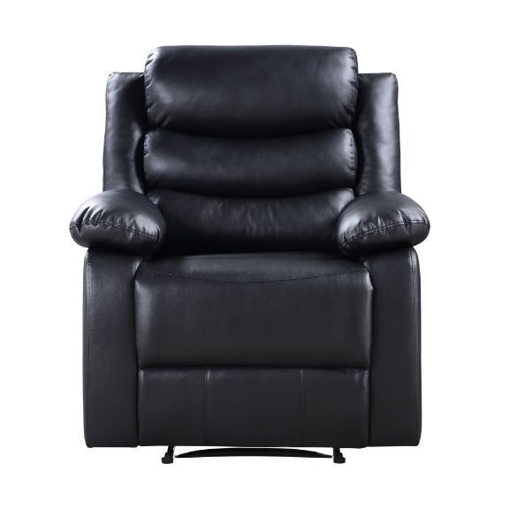 Eilbra - Power Motion Recliner - Black Synthetic Leather, black, view 4
