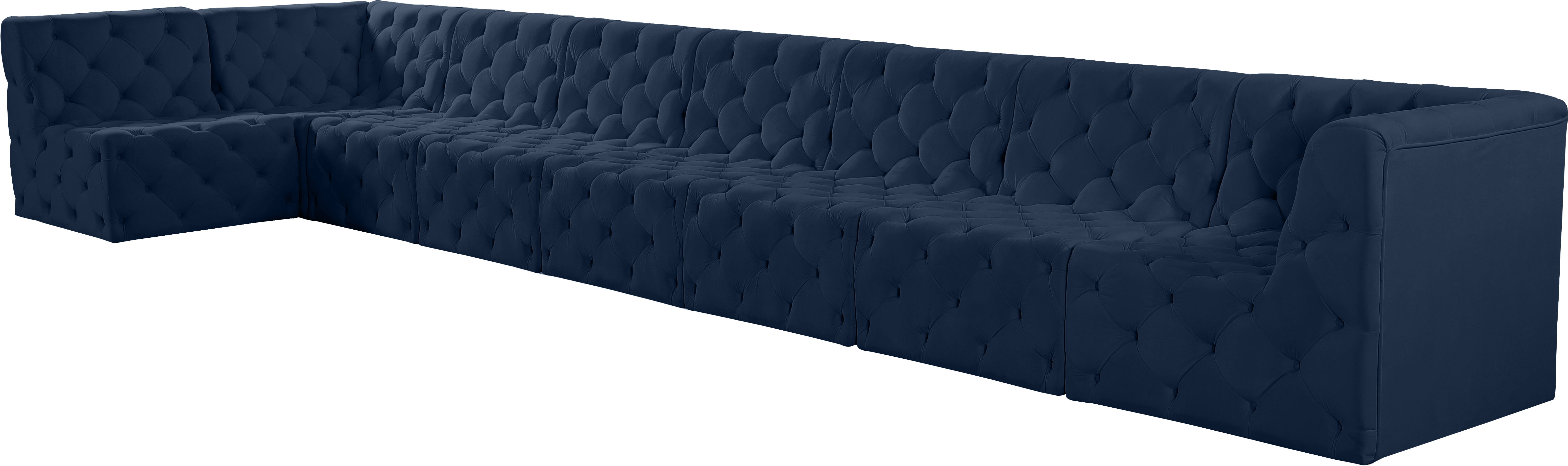Tuft - 8 Piece Modular Sectional - Navy