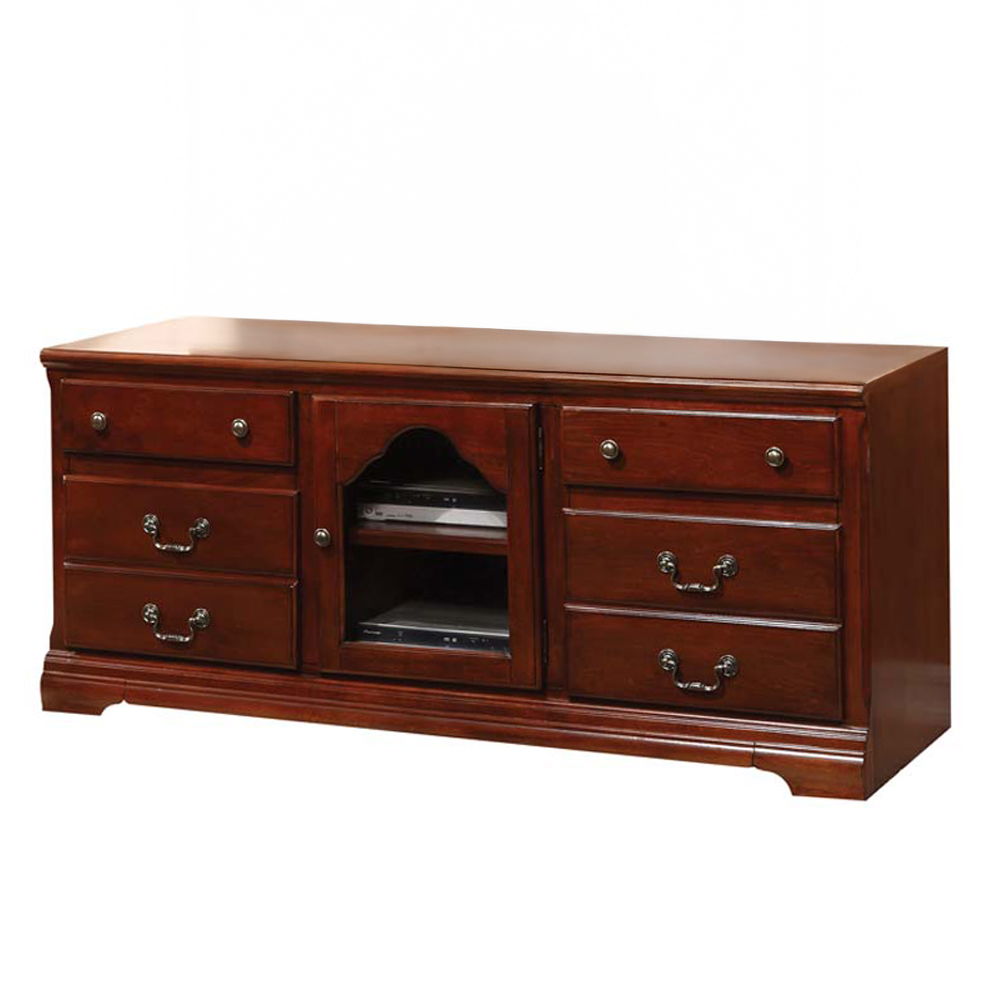 Hercules - TV Stand - Cherry, dark brown, view 2