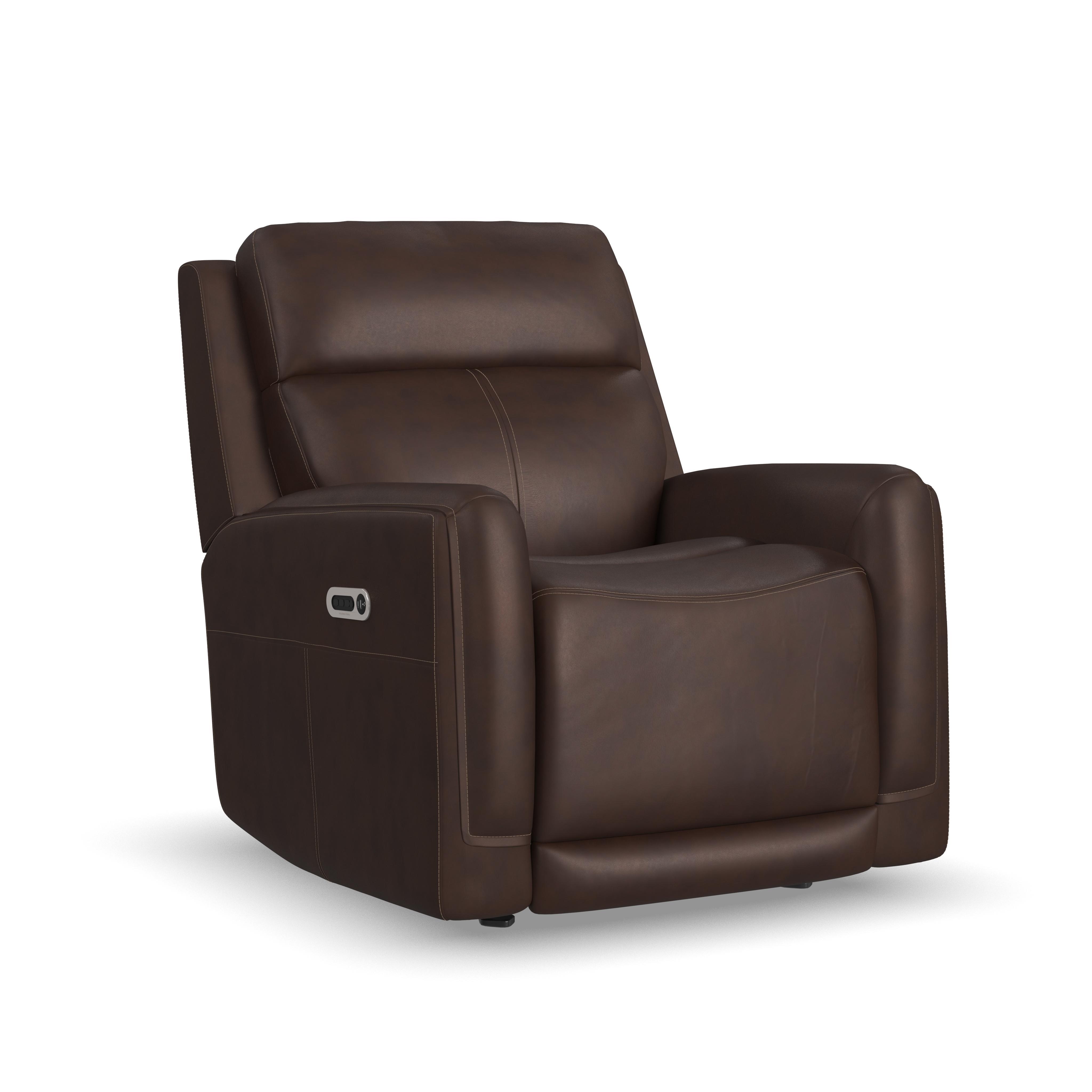 Alister - Power Gliding Recliner With Power Headrest And Lumbar - Burnt Umber Image