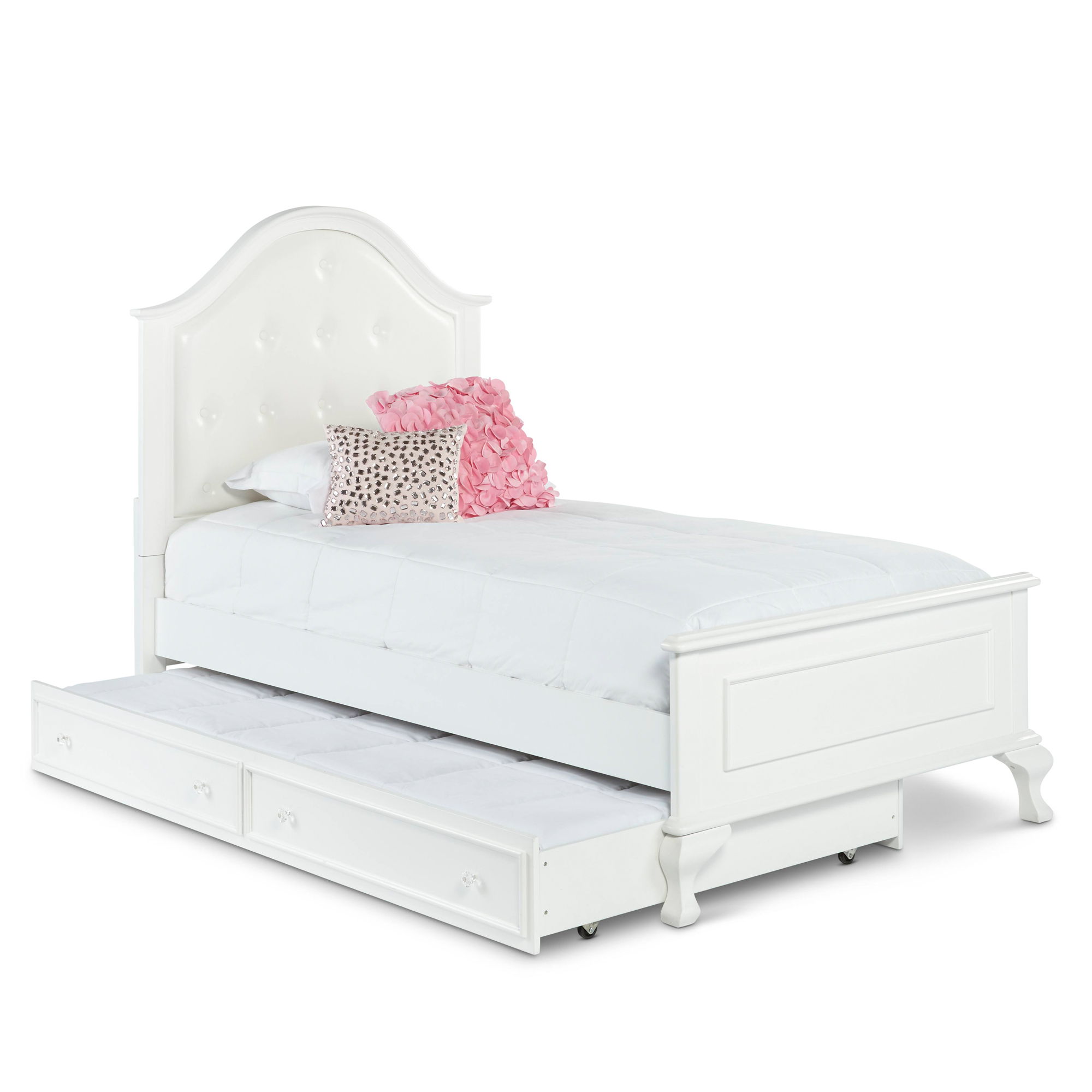 Twin Panel Bed With Trundle