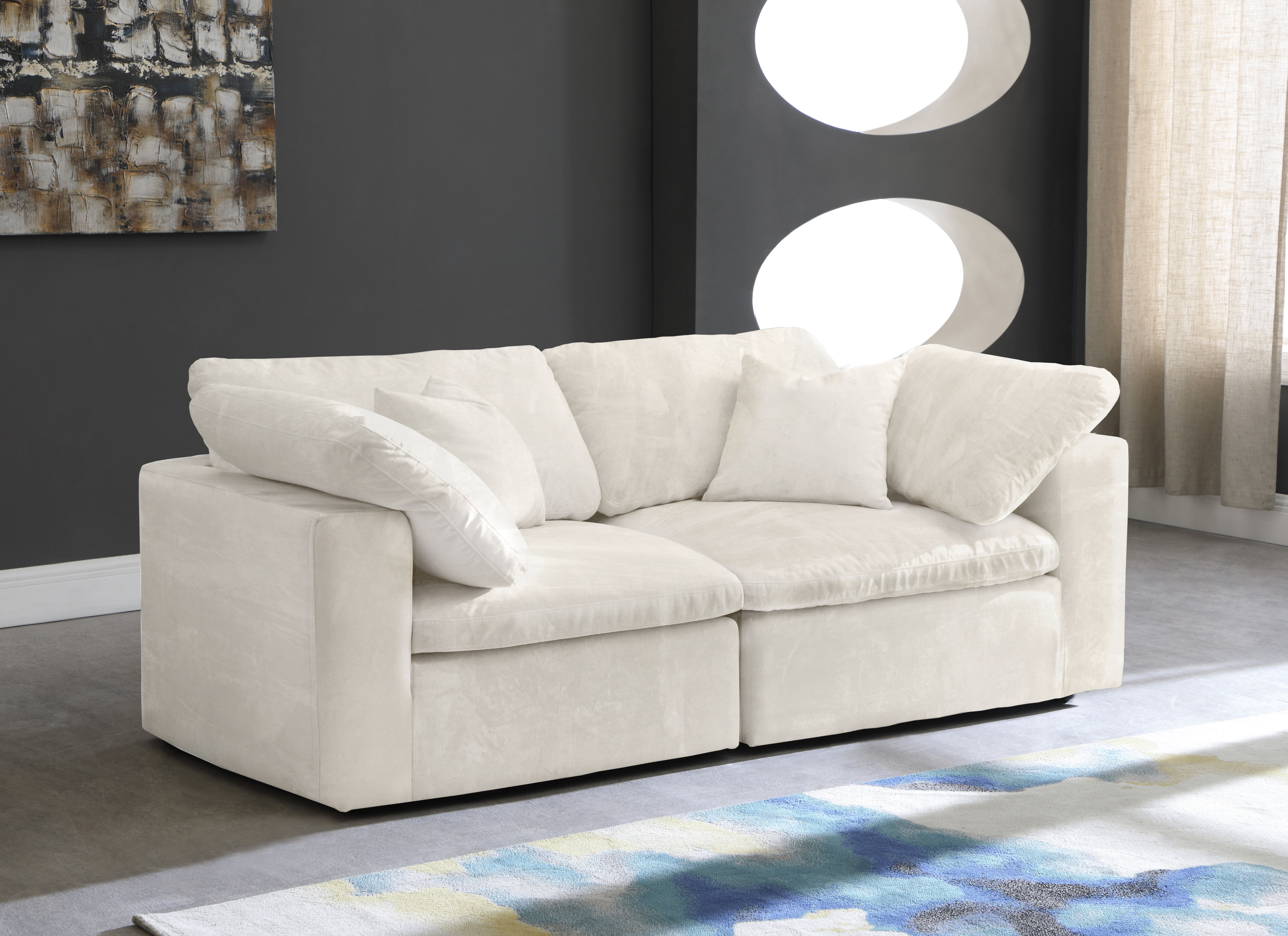 Cozy - Modular 2 Piece Sofa - Beige