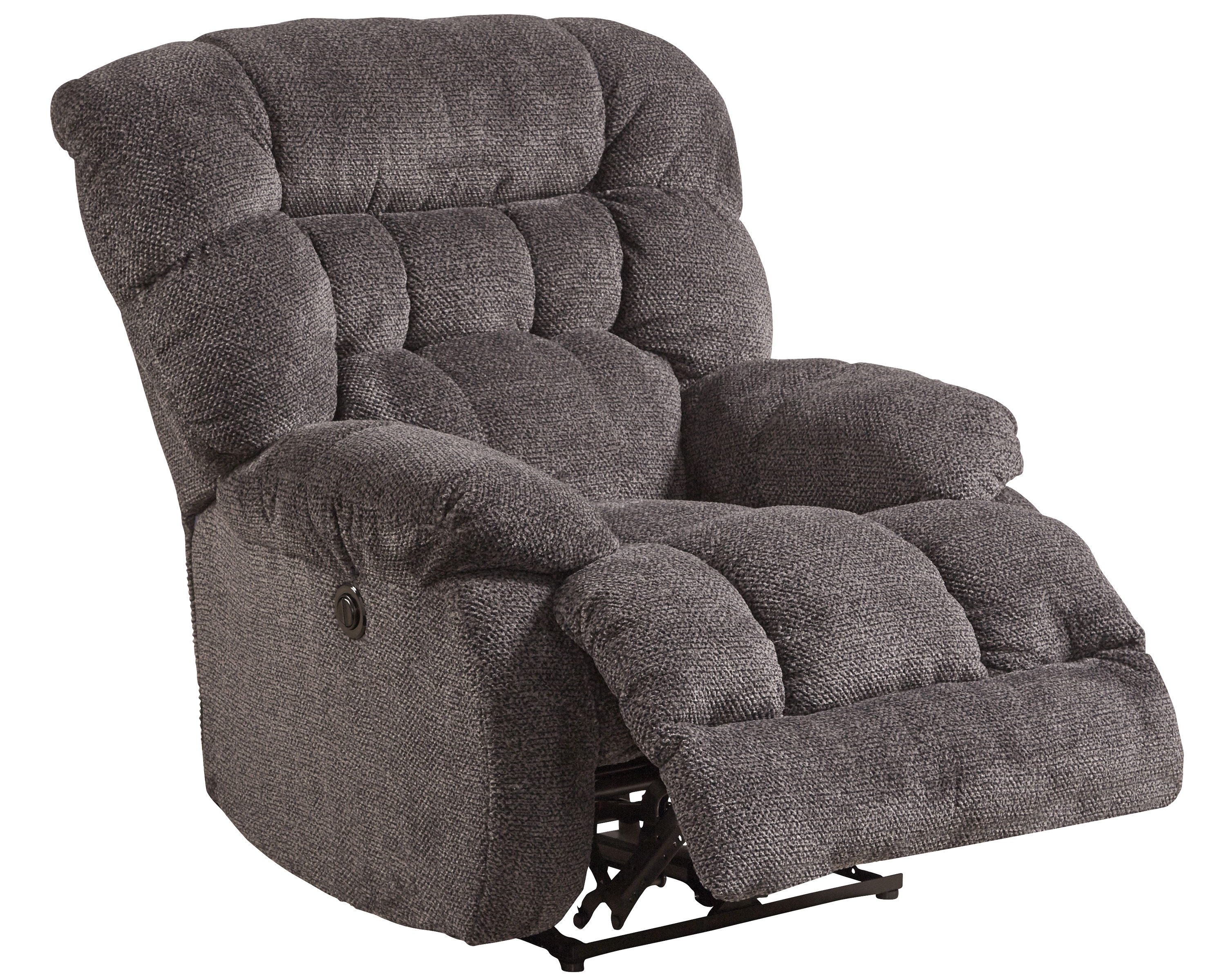 Daly - Power Lay Flat Recliner - Cobblestone