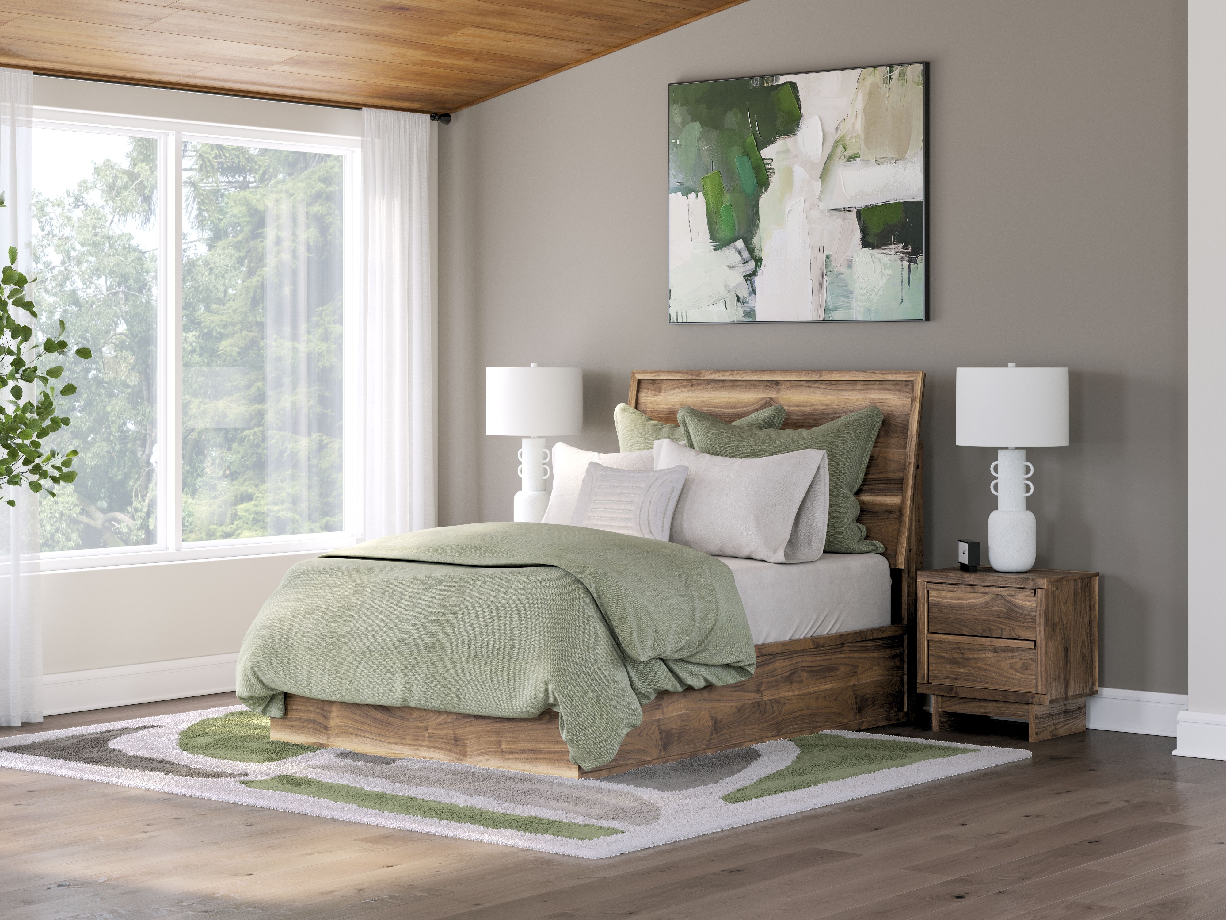 Ashley Furniture Chirason - Full Panel Bed - Brown - Image 2