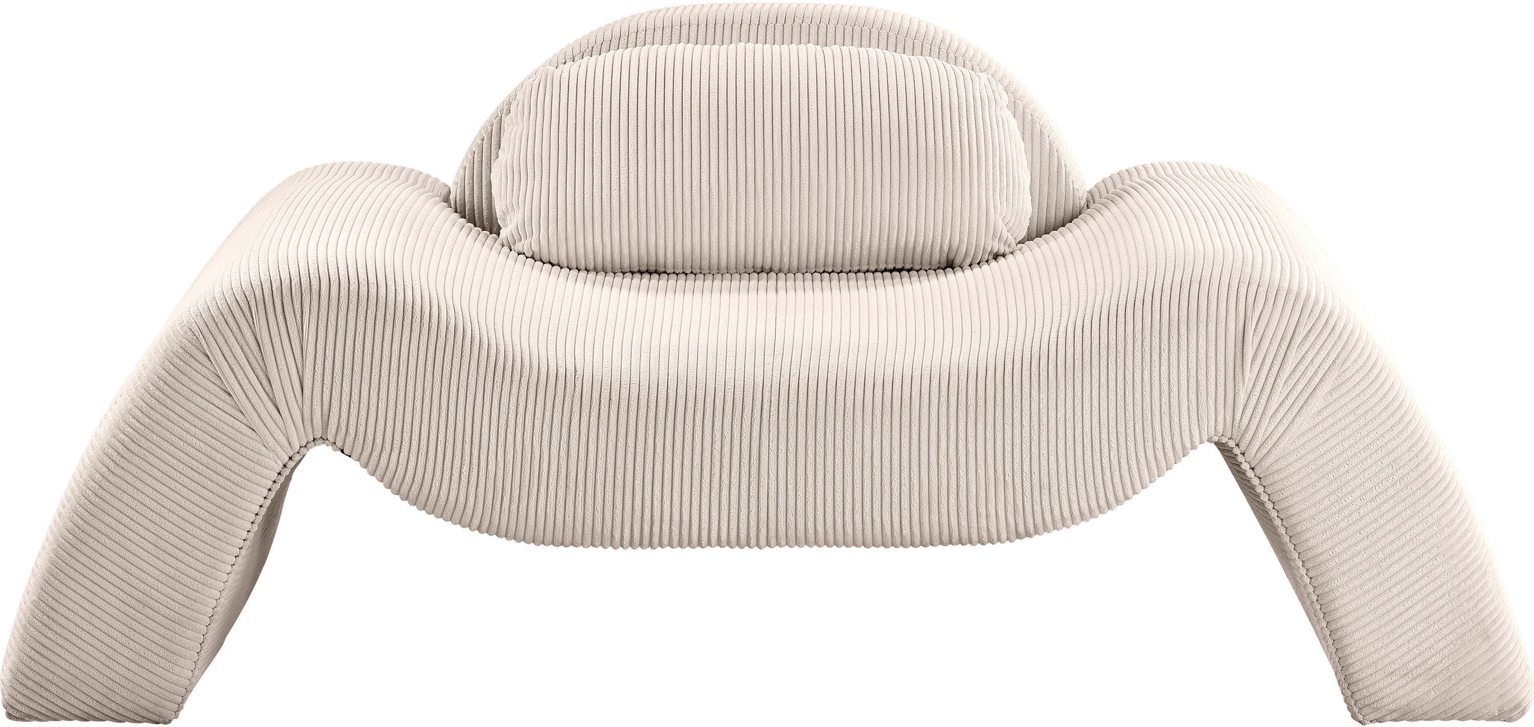Austin - Corduroy Accent Chair - Beige