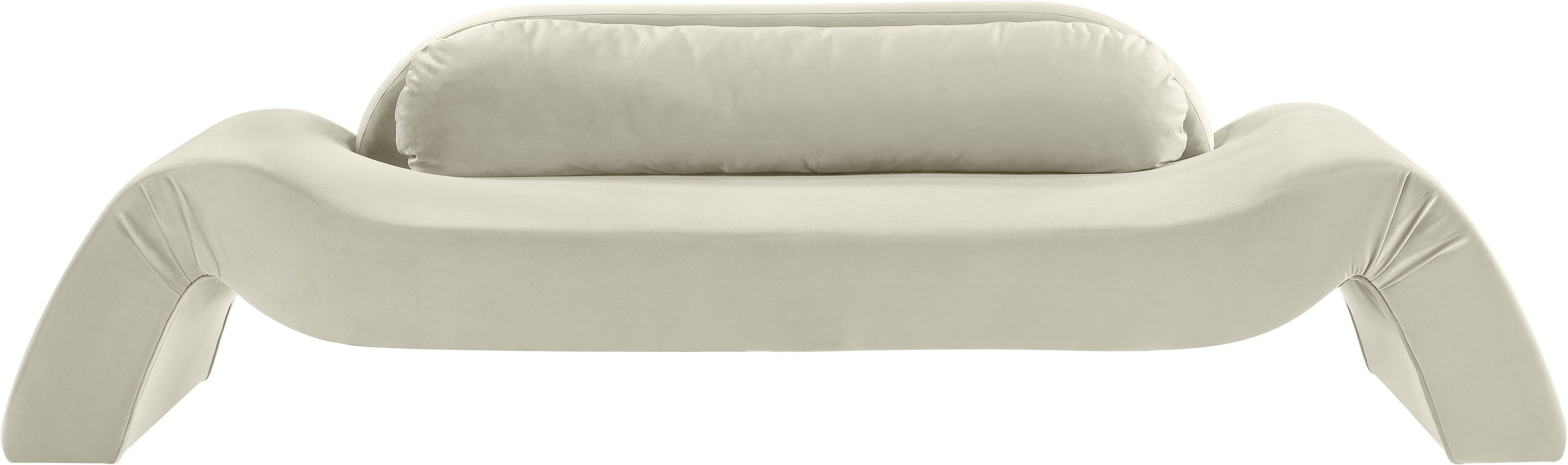 Austin - Velvet Sofa - Cream