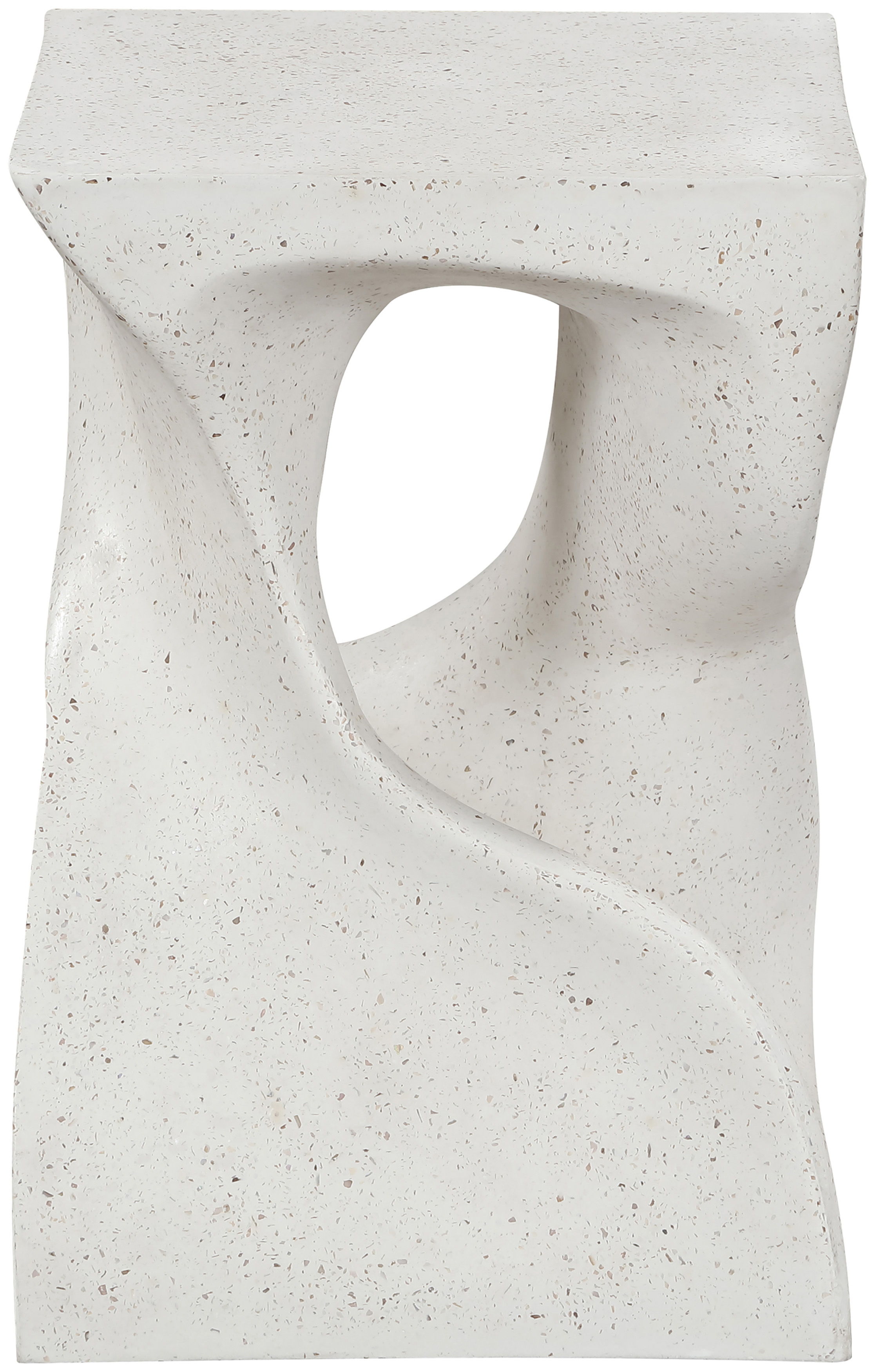 Jula - Concrete End Table - Terrazzo