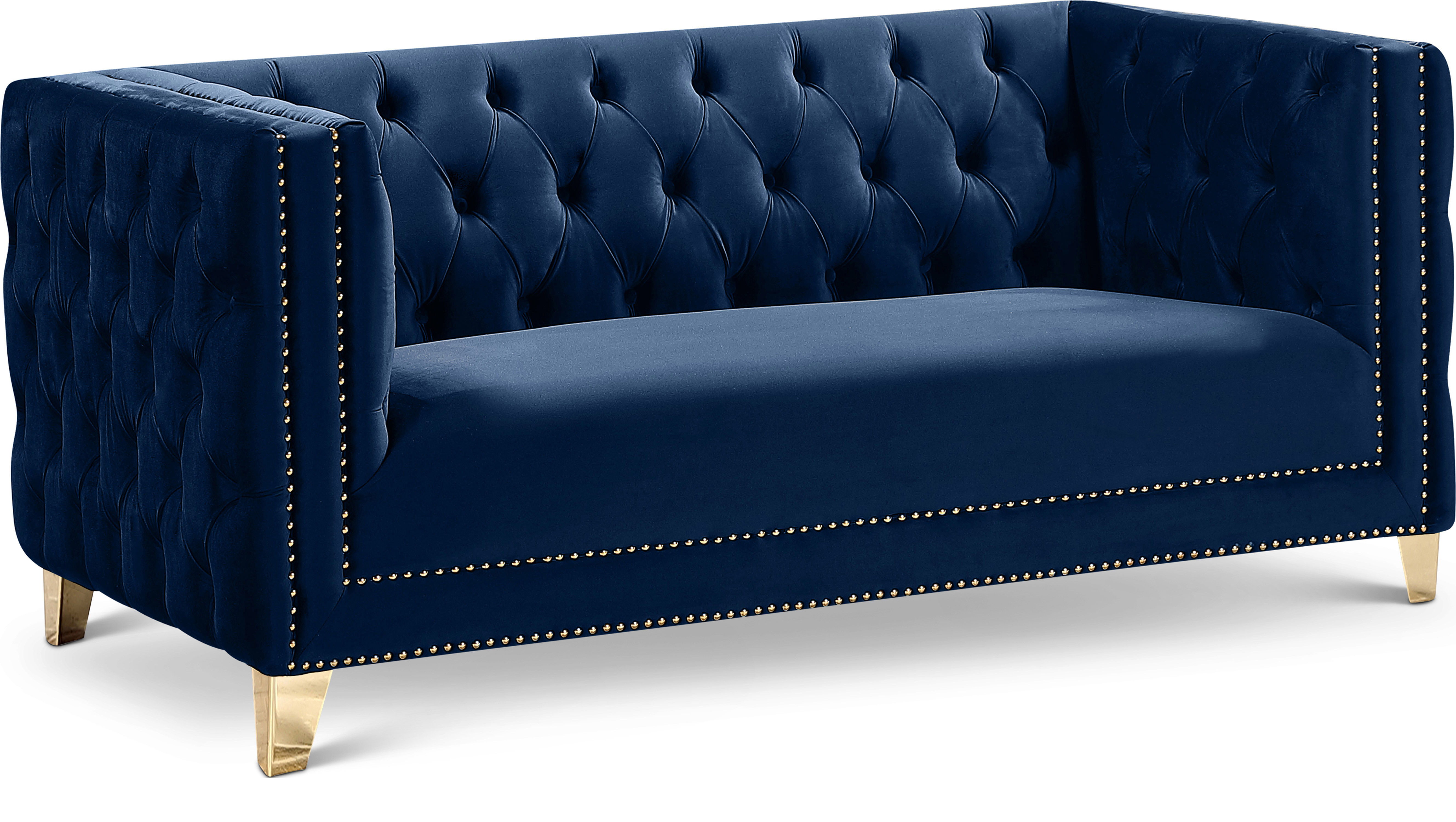 Michelle - Loveseat - Navy