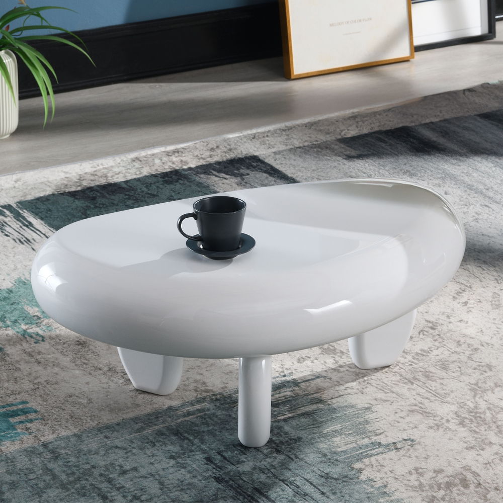 Wylie - End Table - White High Gloss, white