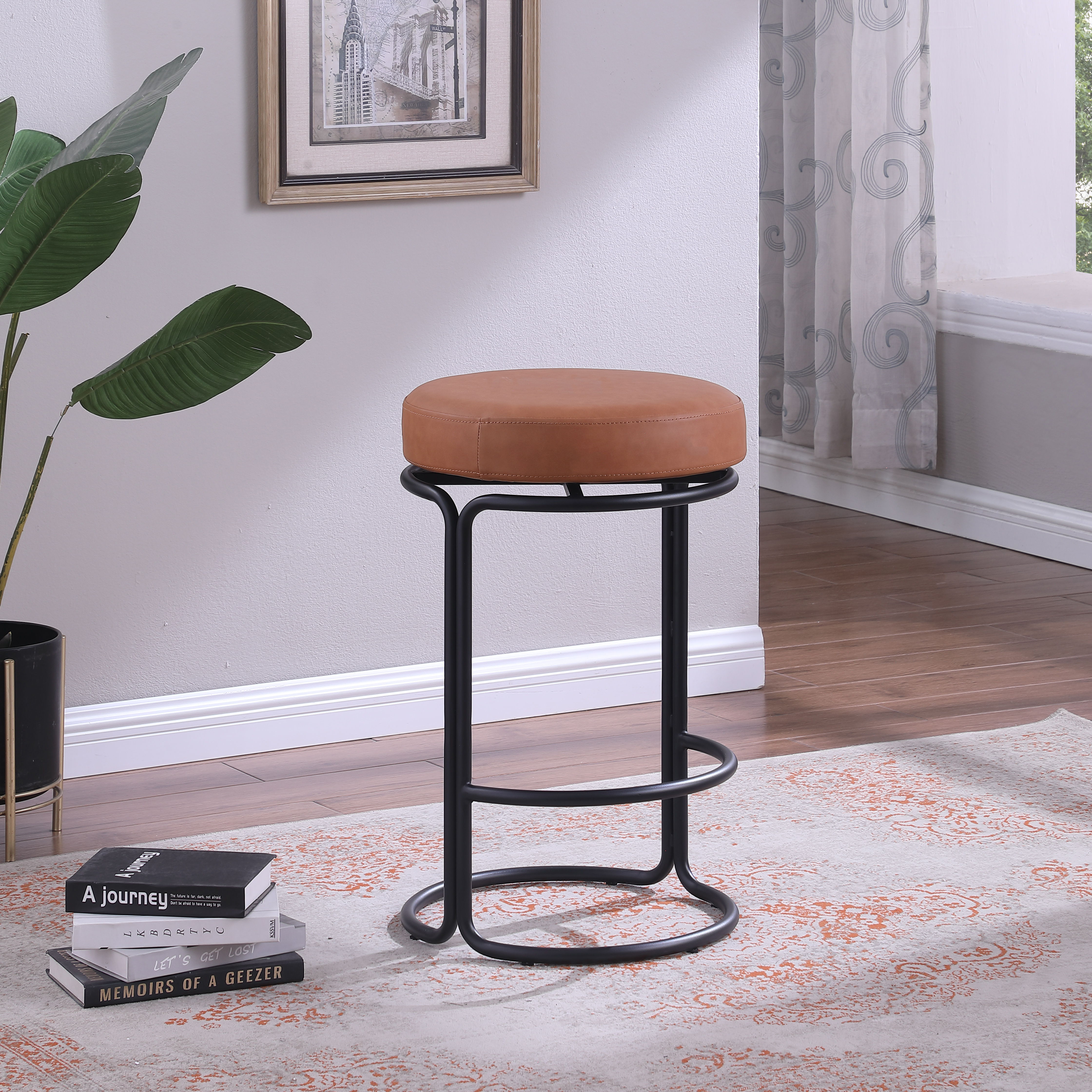 Madison - Counter Stool (Set of 2) - Cognac