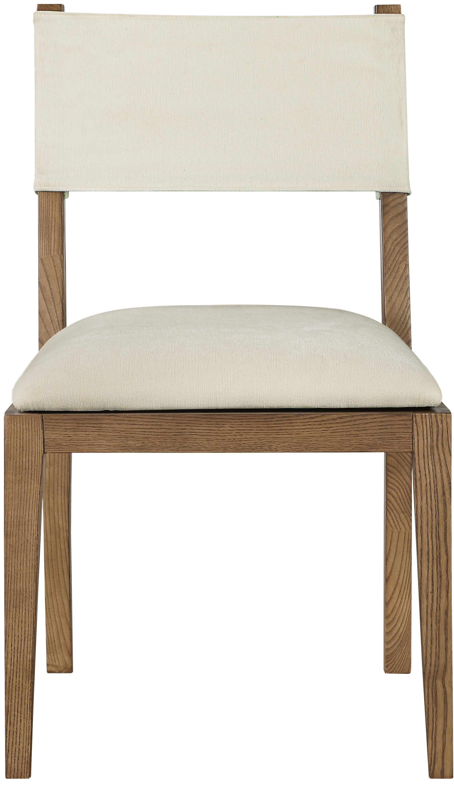 Avon - Linen Textured Performance Fabric Dining Side Chair (Set of 2) - Cream