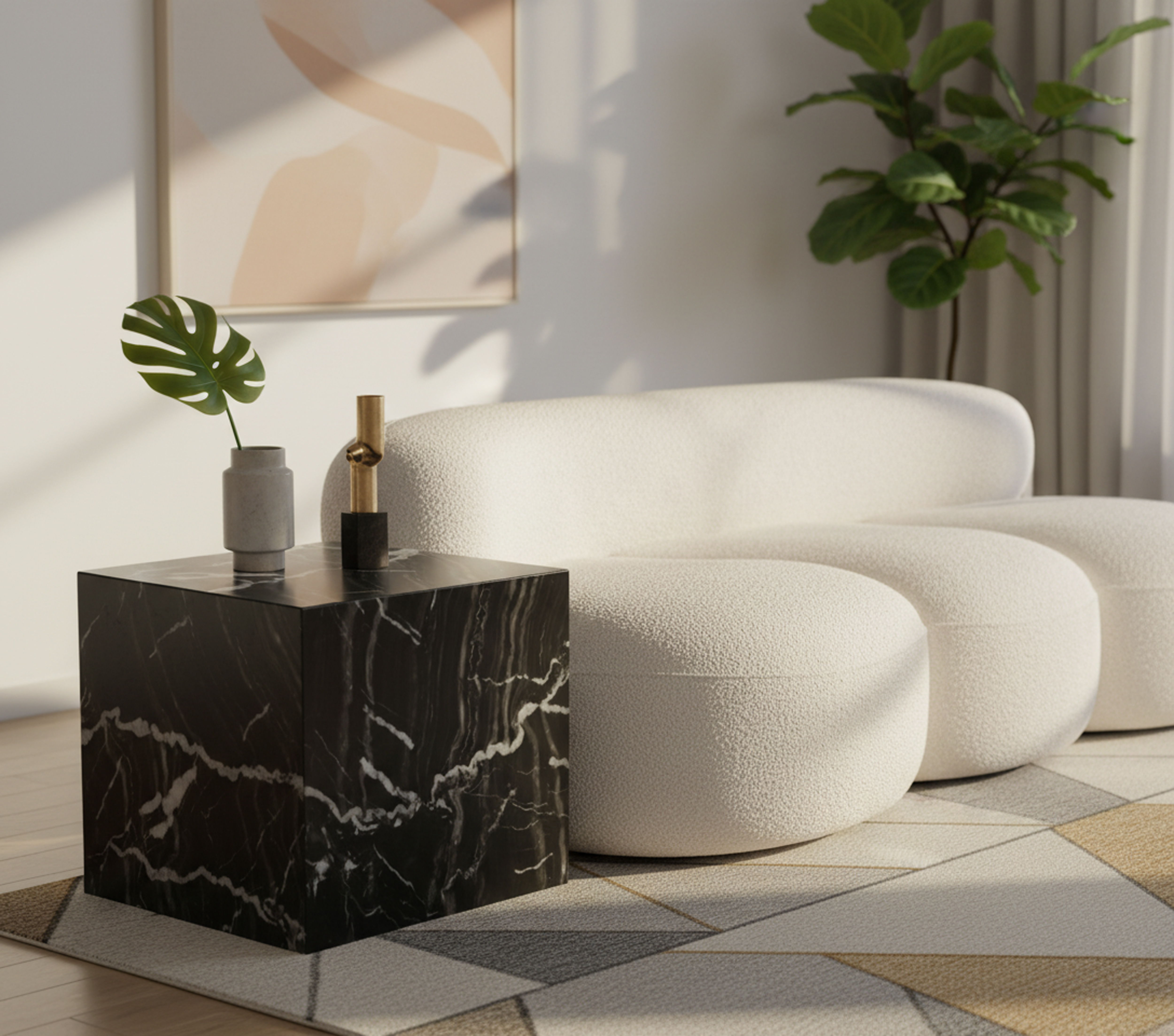 Bolzano - End Table - Black