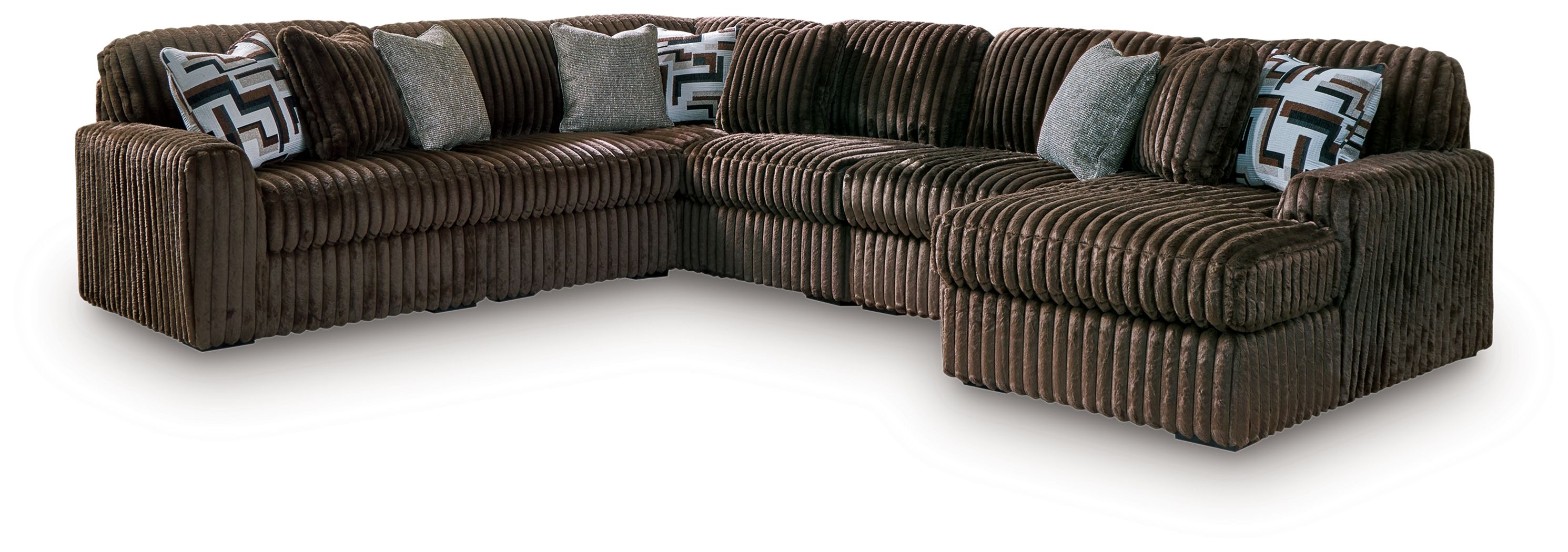 6 Pc · Sectional With RAF Corner Chaise