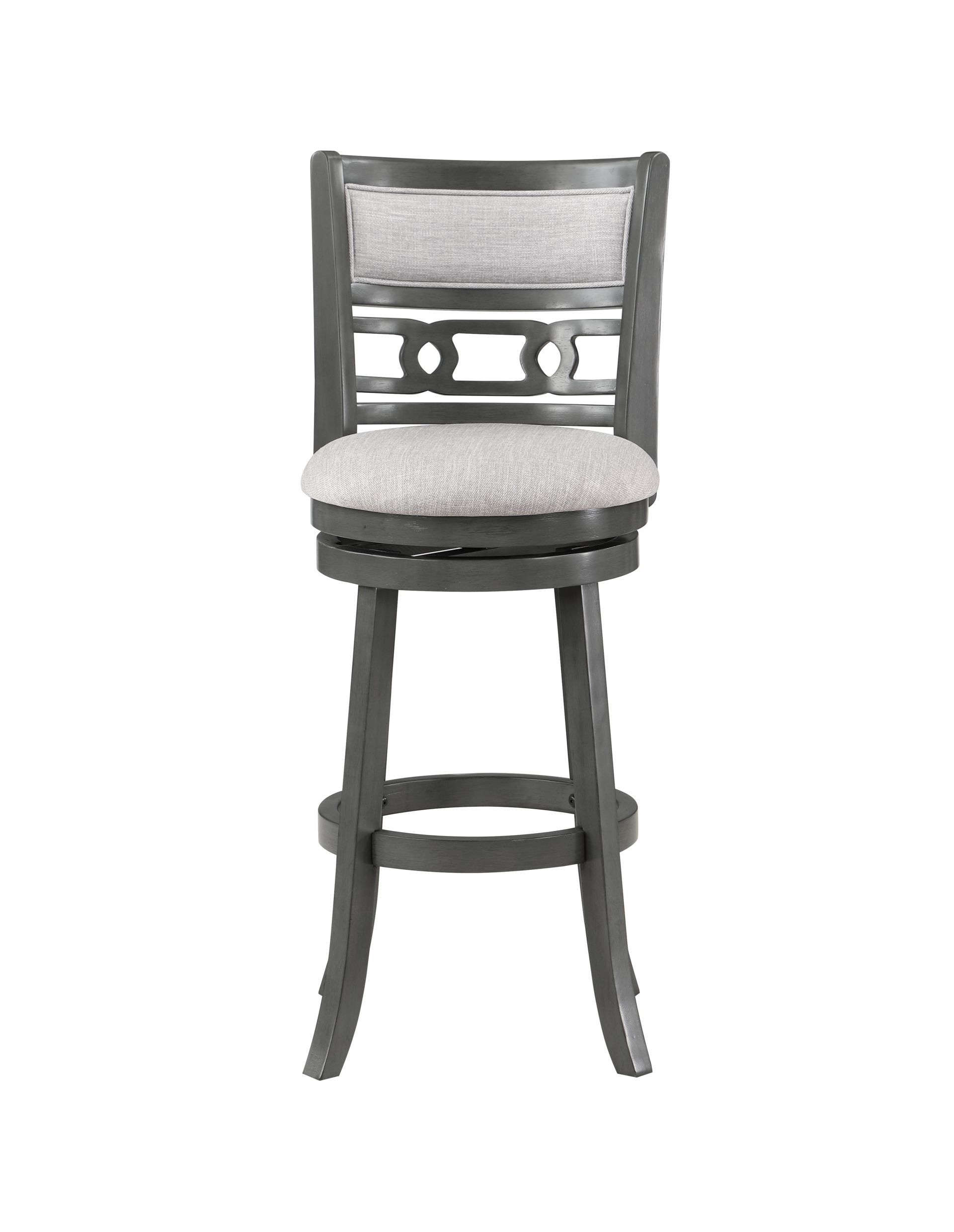 Gia - Swivel Barstool - Gray