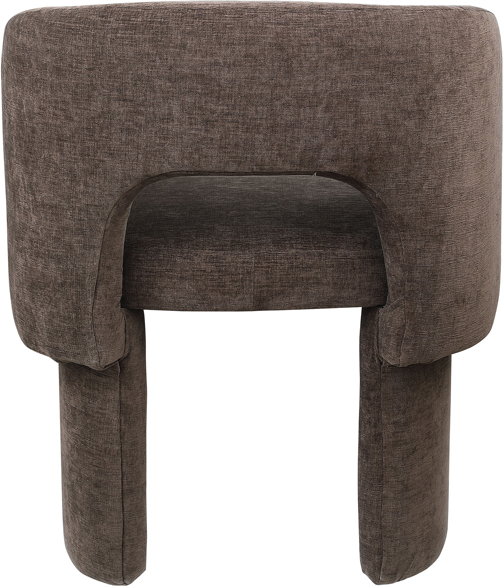 Emmet - Chenille Dining Chair / Accent Chair - Brown
