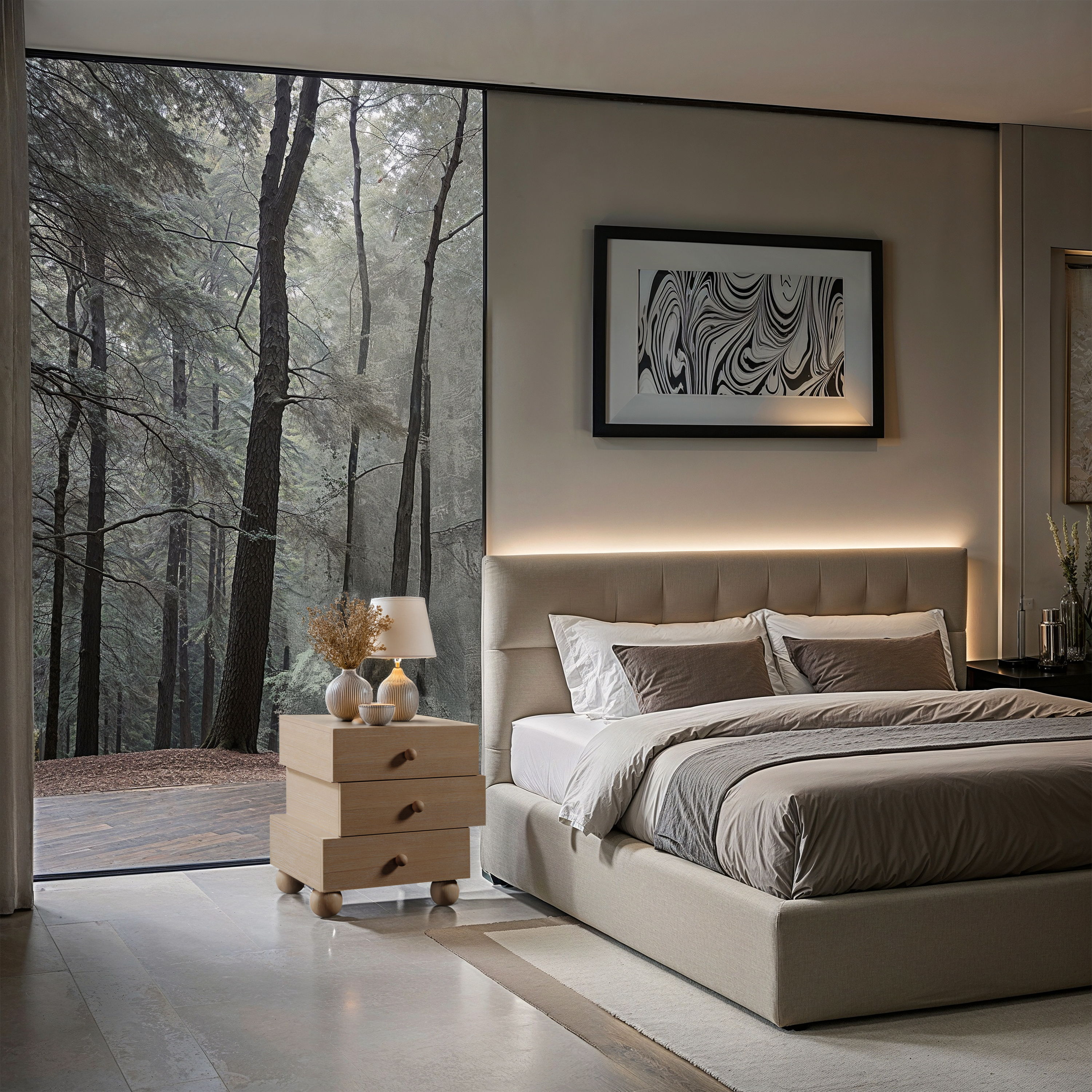 Askew - Night Stand - Natural