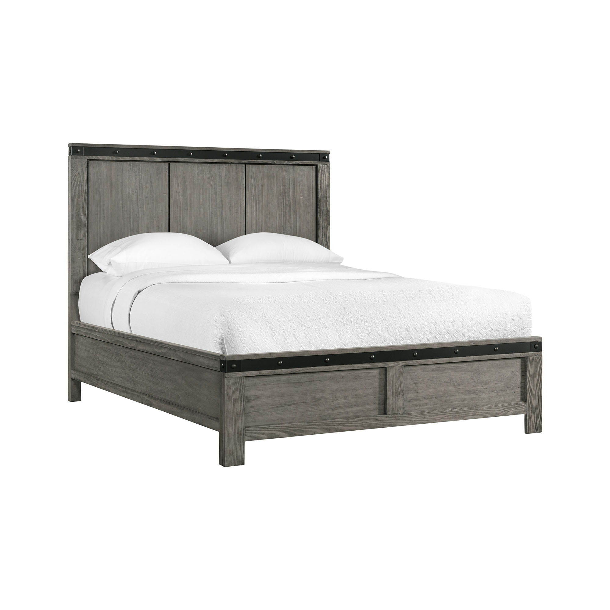 Wade - Queen Panel 4 Piece Bedroom Set - Black Finish