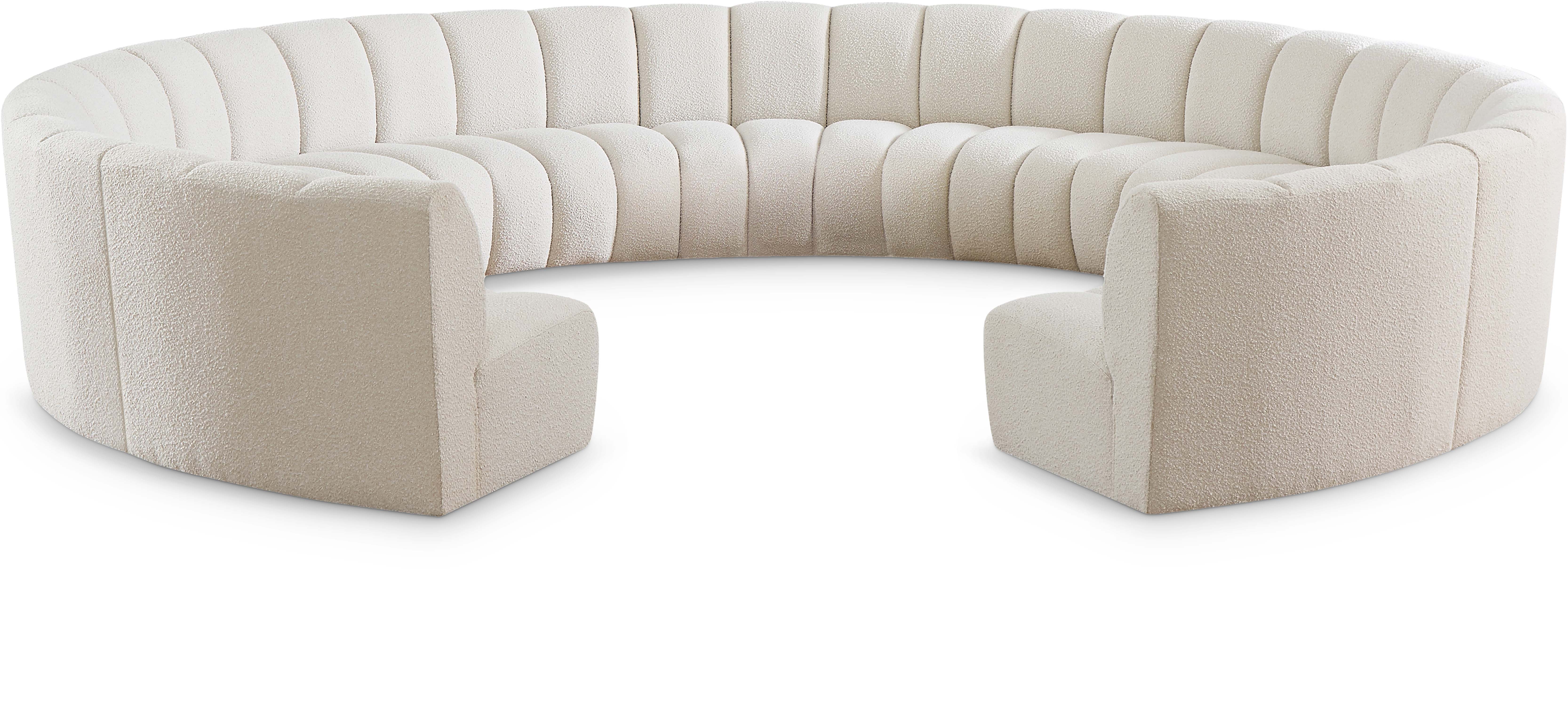 Infinity - 11 Piece Modular Sectional - Cream