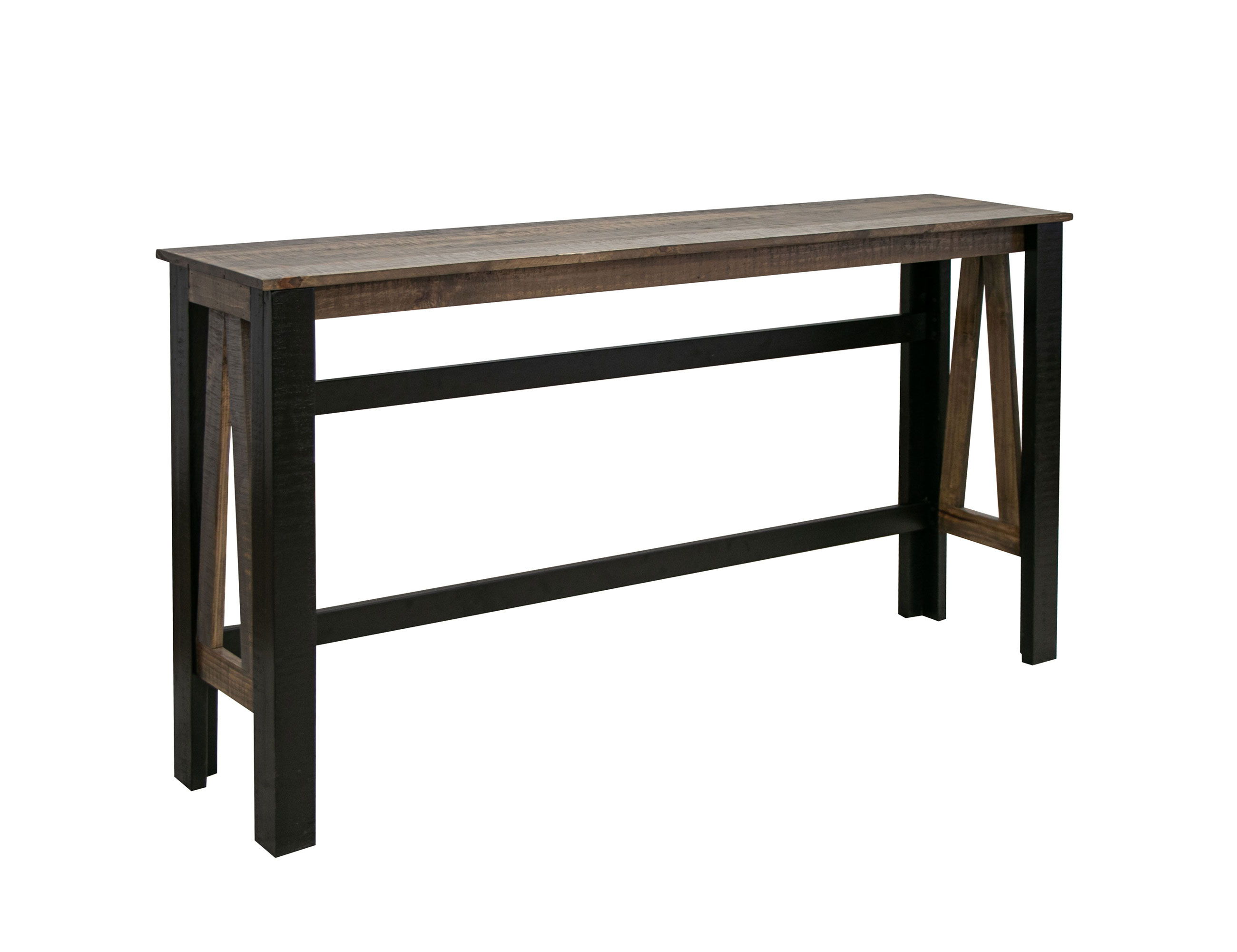 International Furniture Direct Loft Brown - Sofa Table - Two Tone Gray / Brown