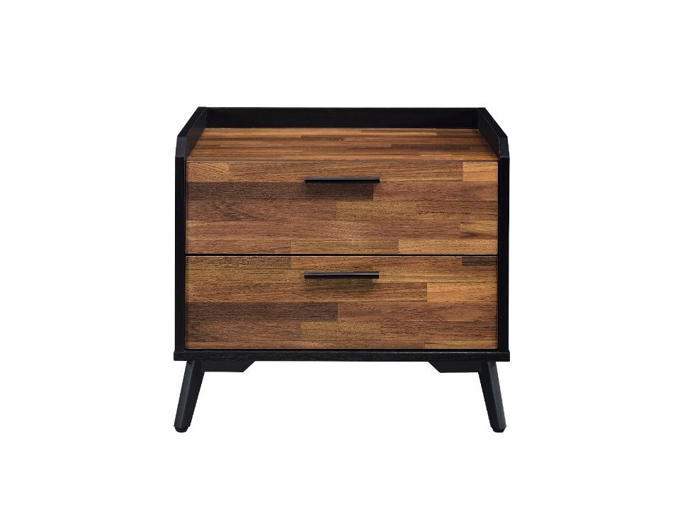 Jiranty - Accent Table - Walnut & Black, dark brown, view 3