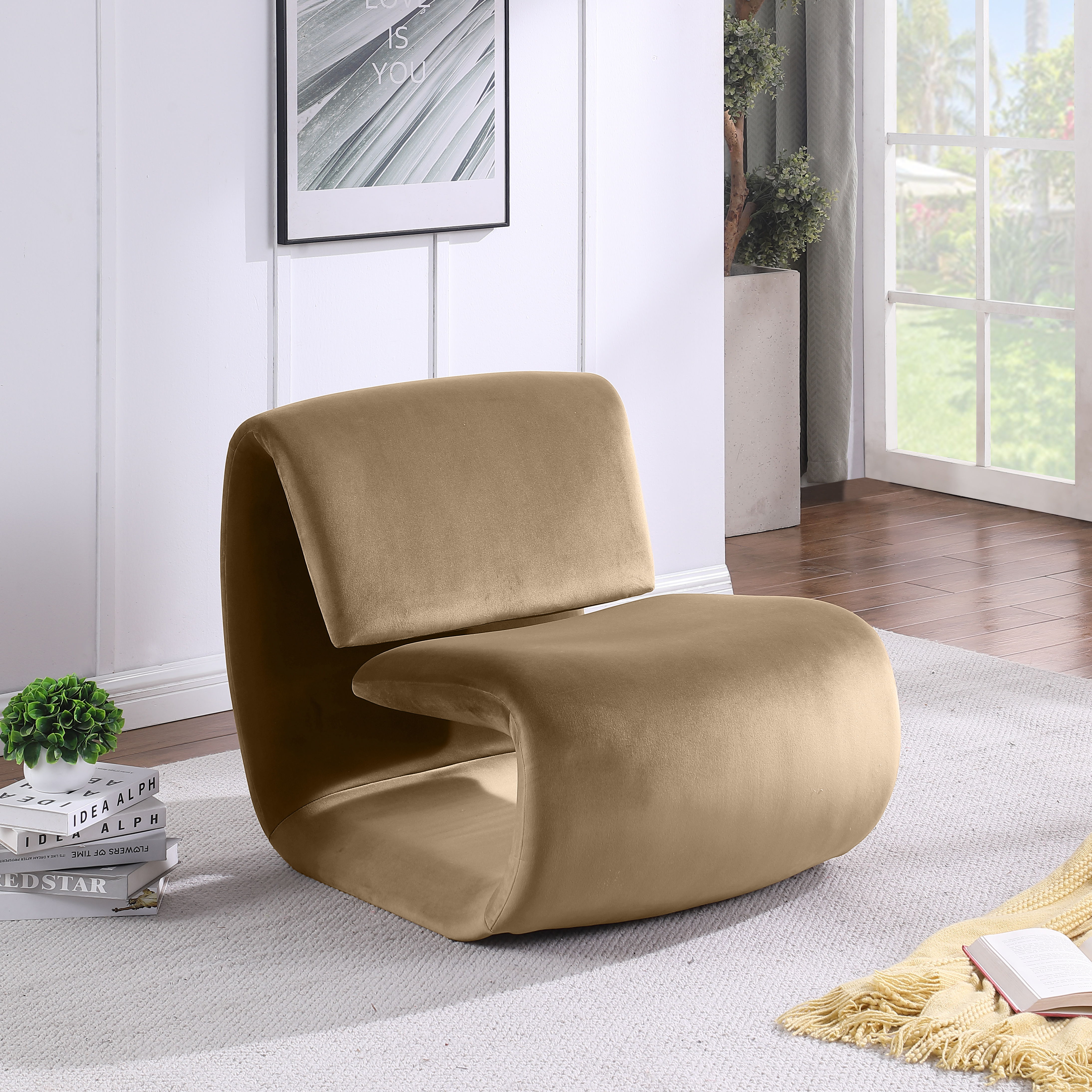 Nouveau - Accent Chair - Beige