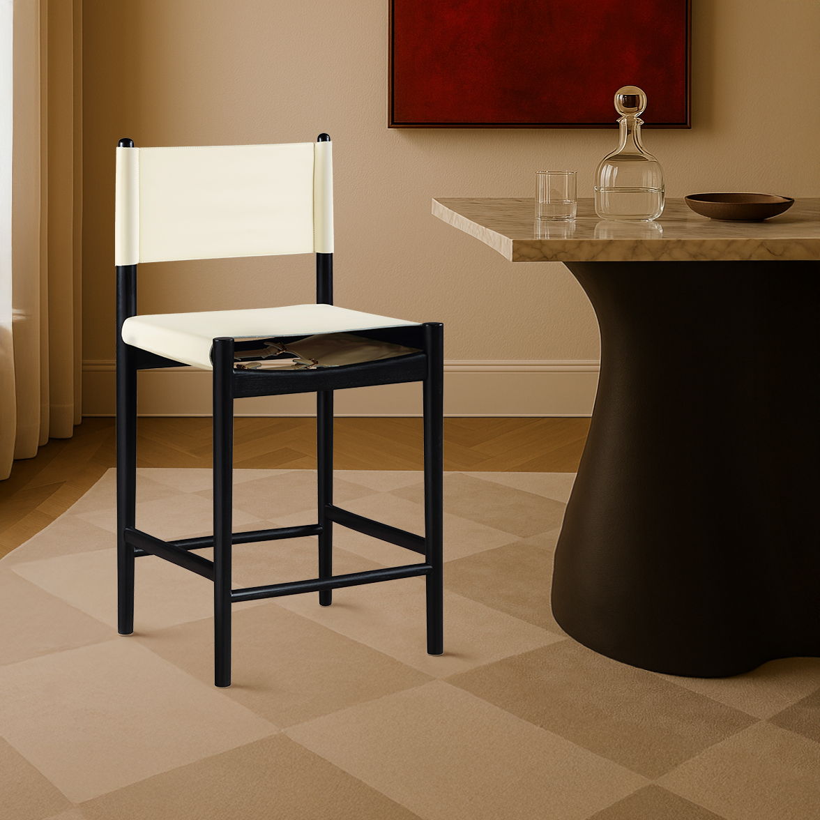 Rawlins - Counter Stool - Cream
