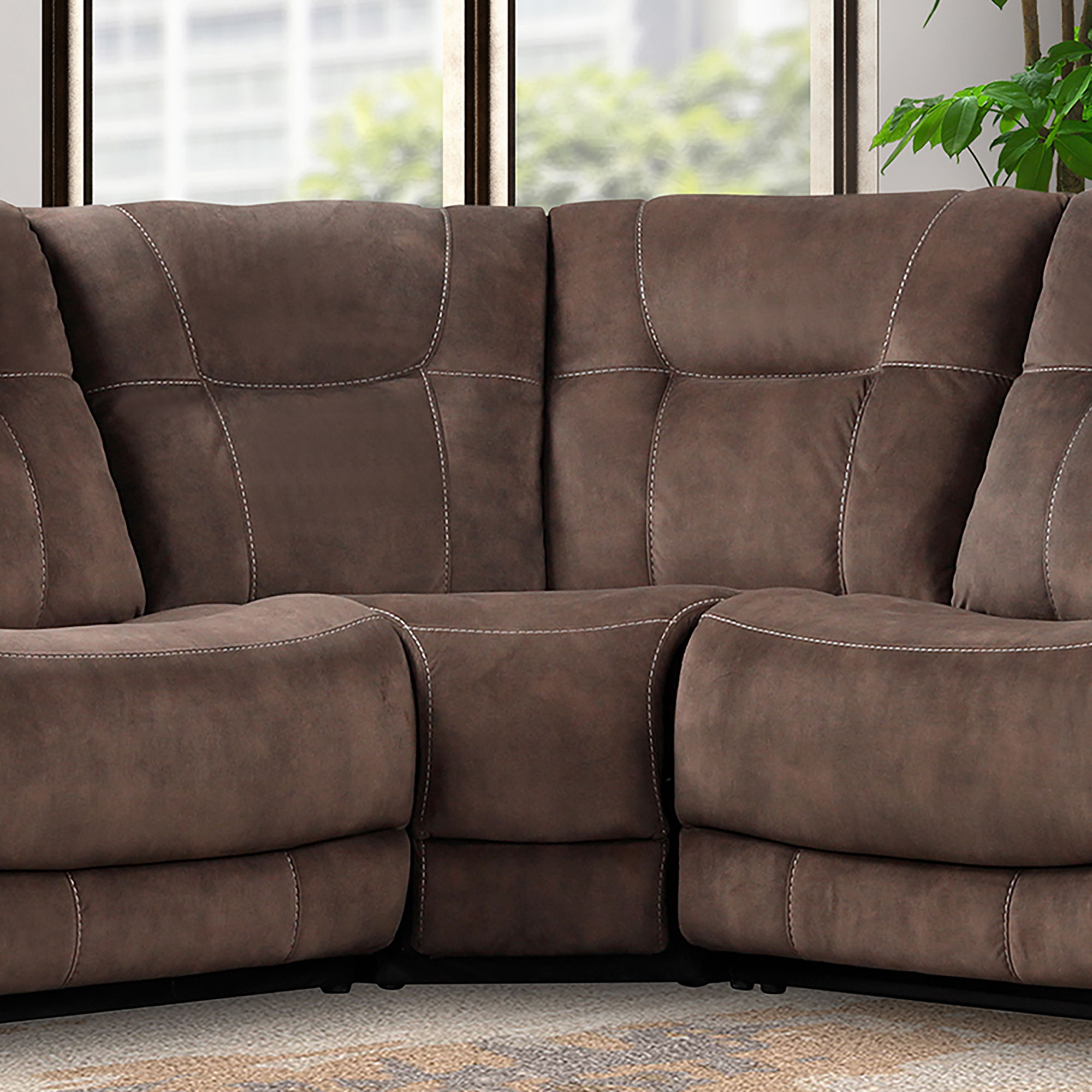 Parker House Cooper - Corner Wedge - Shadow Brown