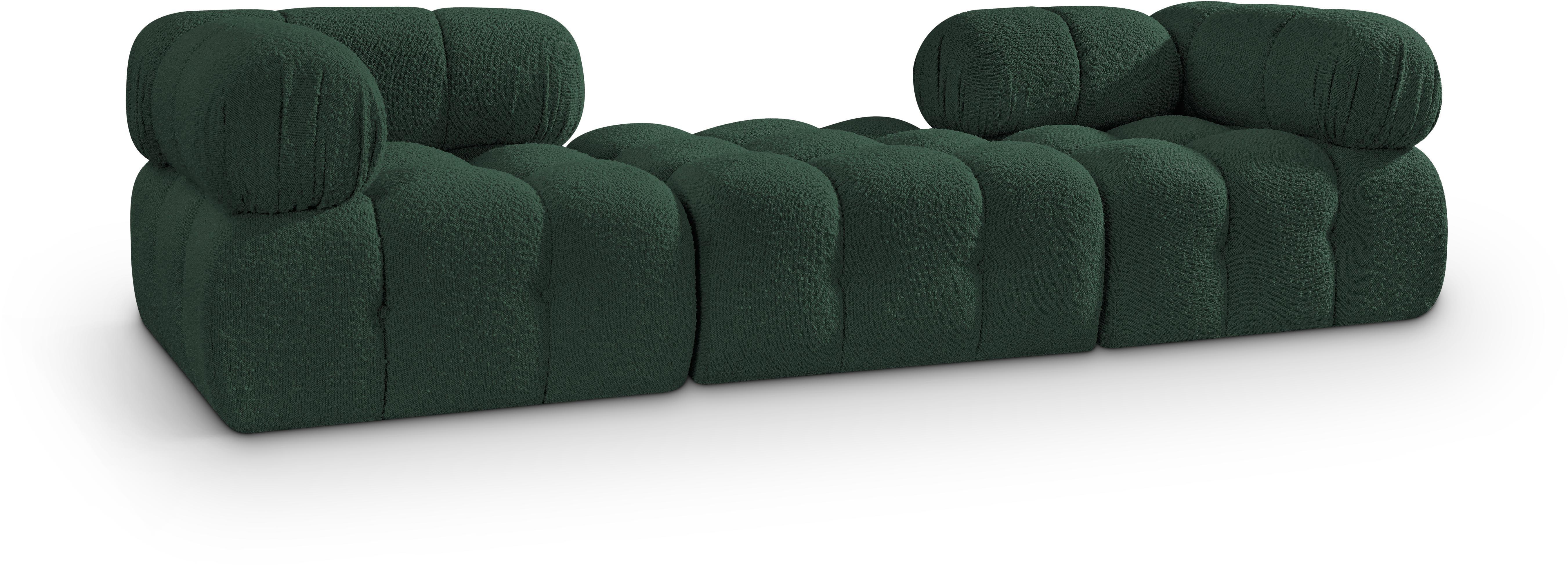 3 Pc · Boucle Fabric 102" Modular Sofa