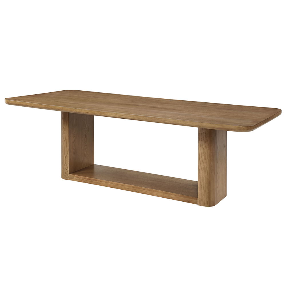 Zoey - Dining Table - Oak, light brown, view 2