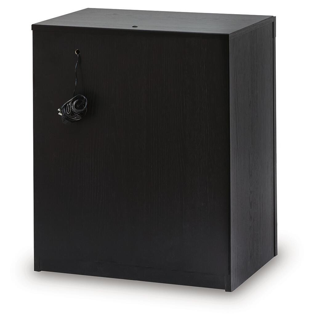 Ashley Furniture Shoralli - Two Drawer Night Stand - Black - Image 5