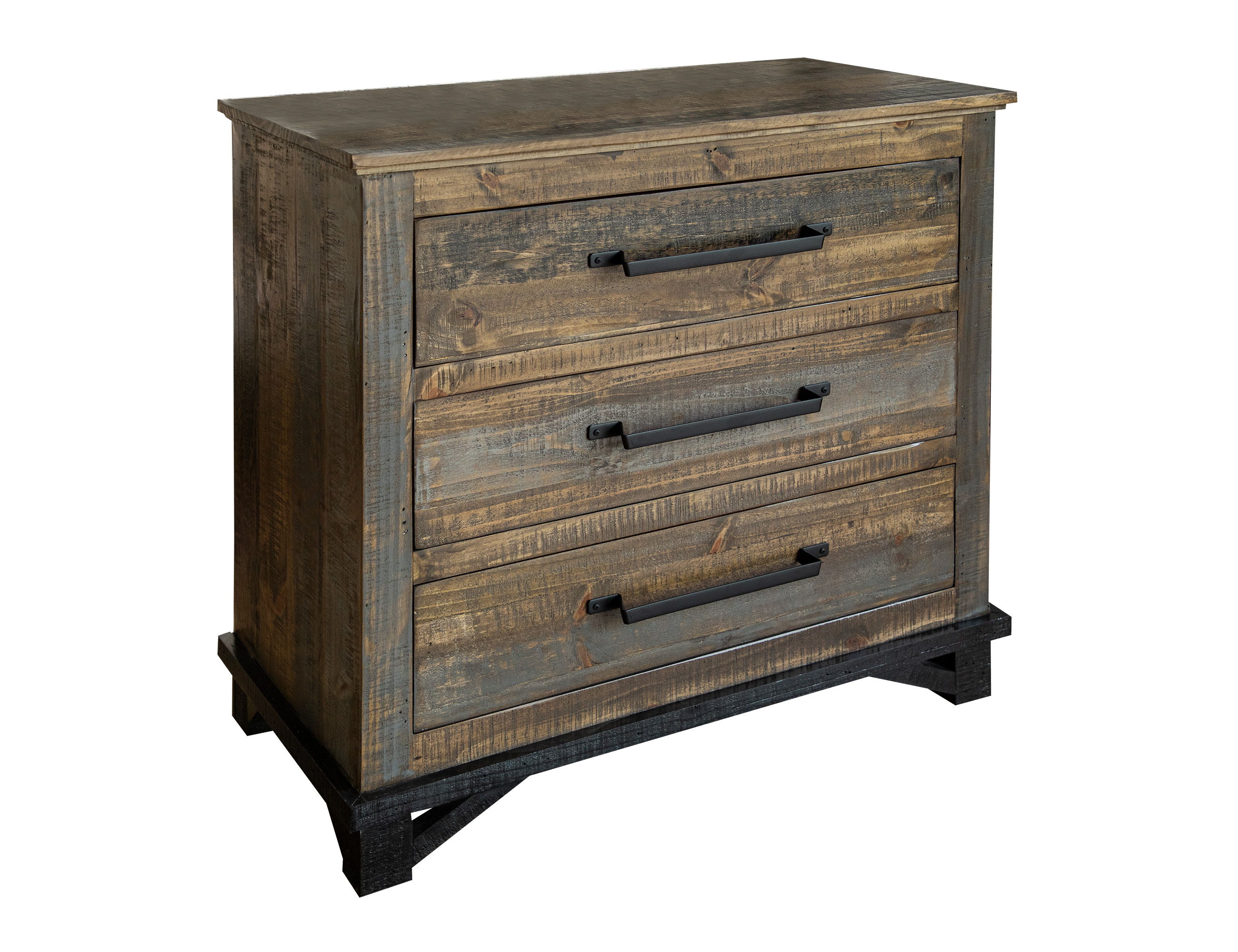 International Furniture Direct Loft Brown - Chest - Two Tone Gray / Brown