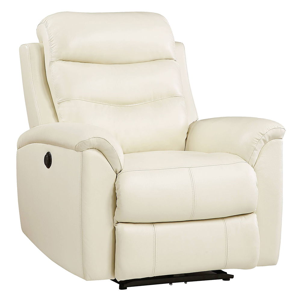 Ava - Power Motion Recliner - Beige Top Grain Leather Match, beige, view 2