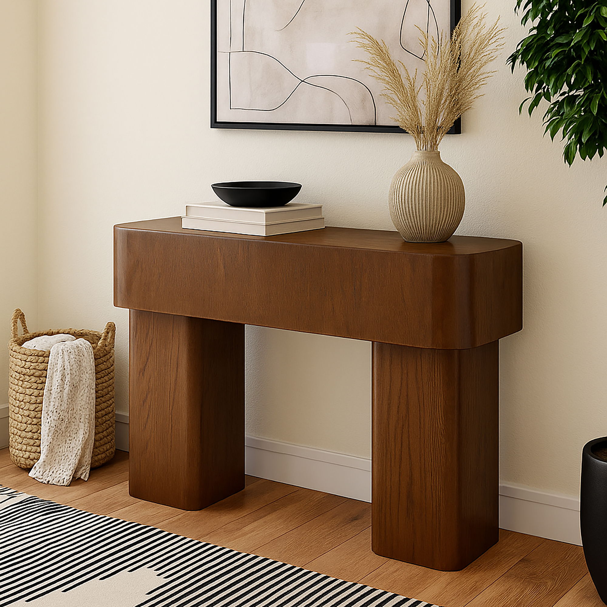 Oakmont - Console Table - Brown