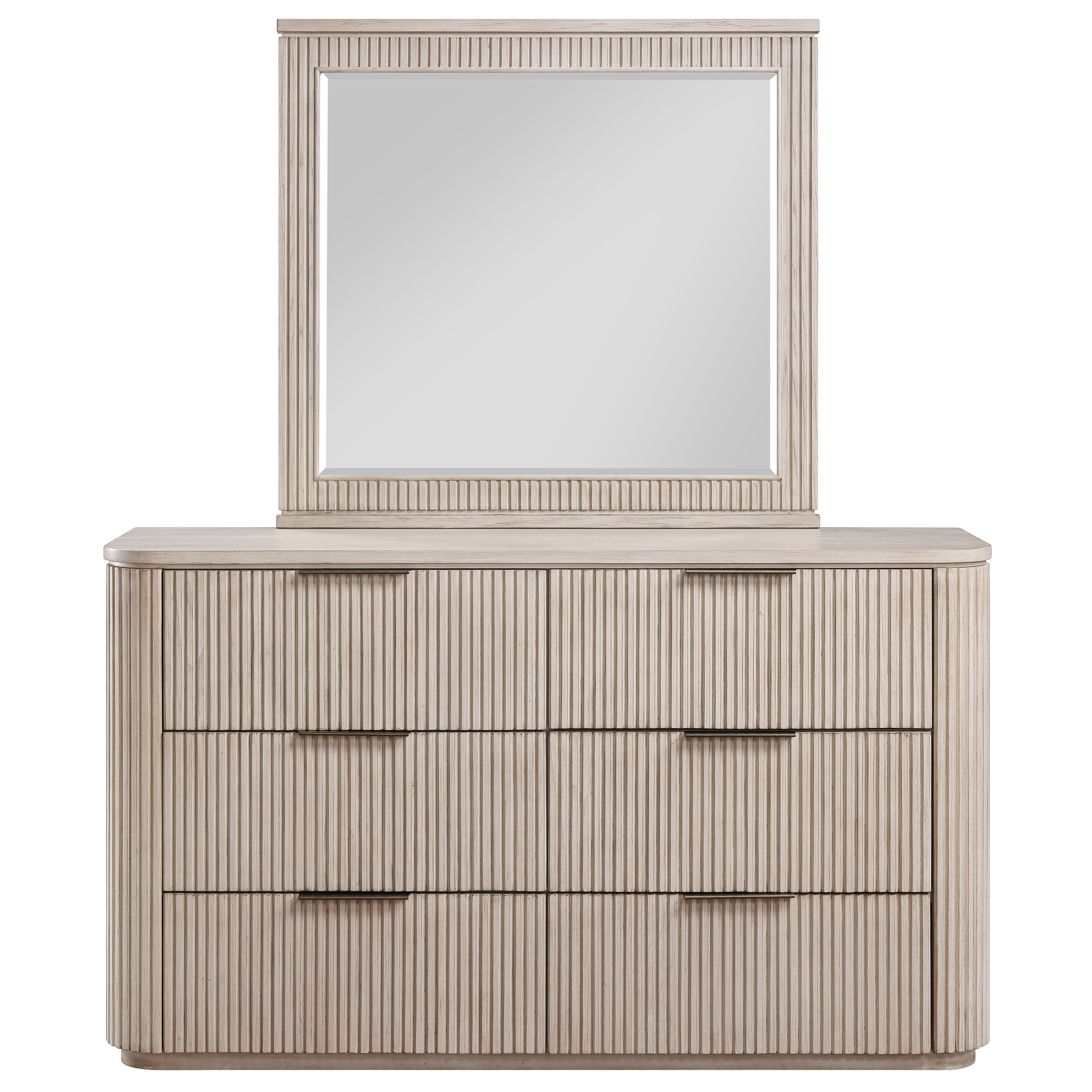 Henry - Dresser And Mirror - Sand