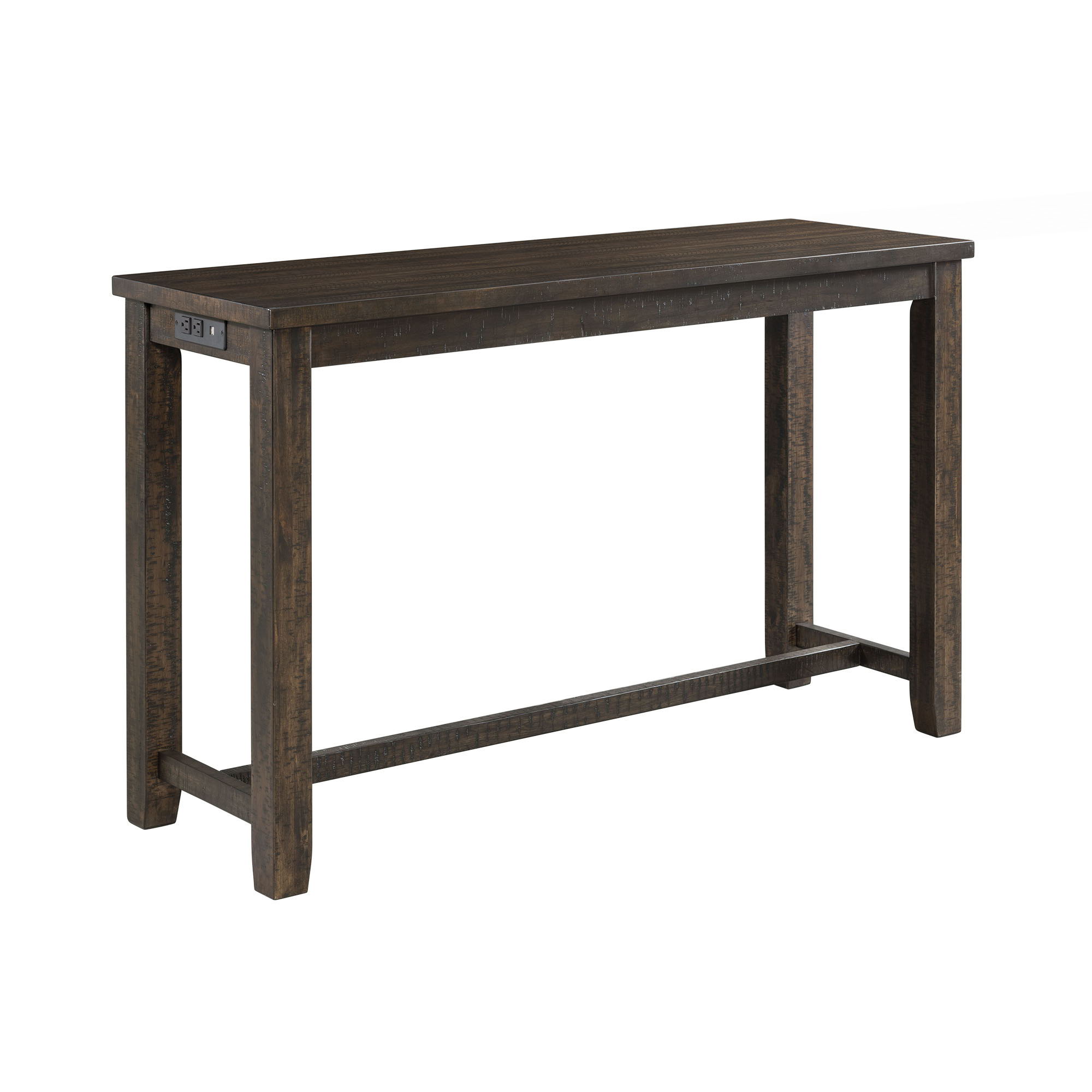 Stone - Occasional Bar Table Single Pack (Table And Three Stools) - Dark Walnut