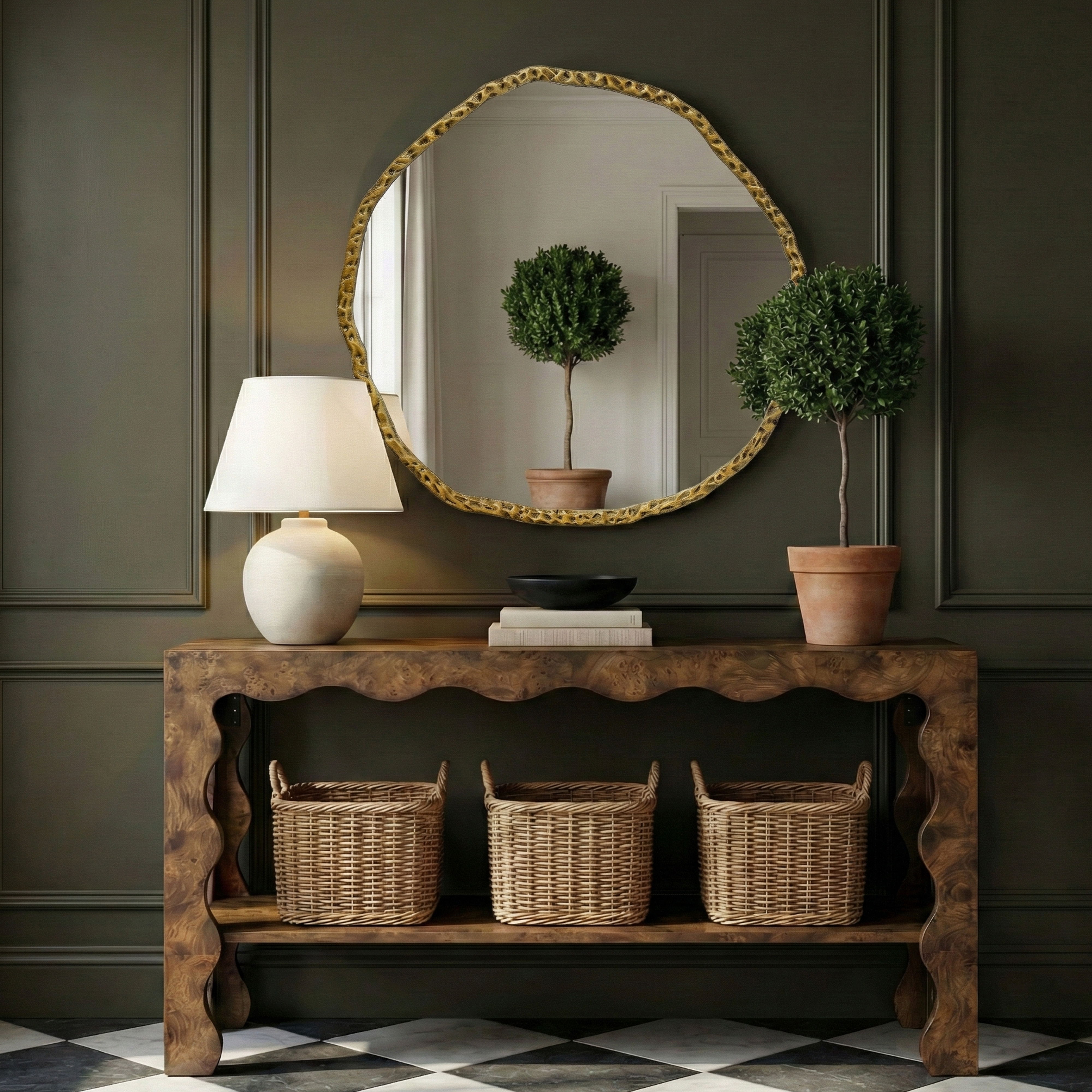 Molten - Iron Mirror - Gold