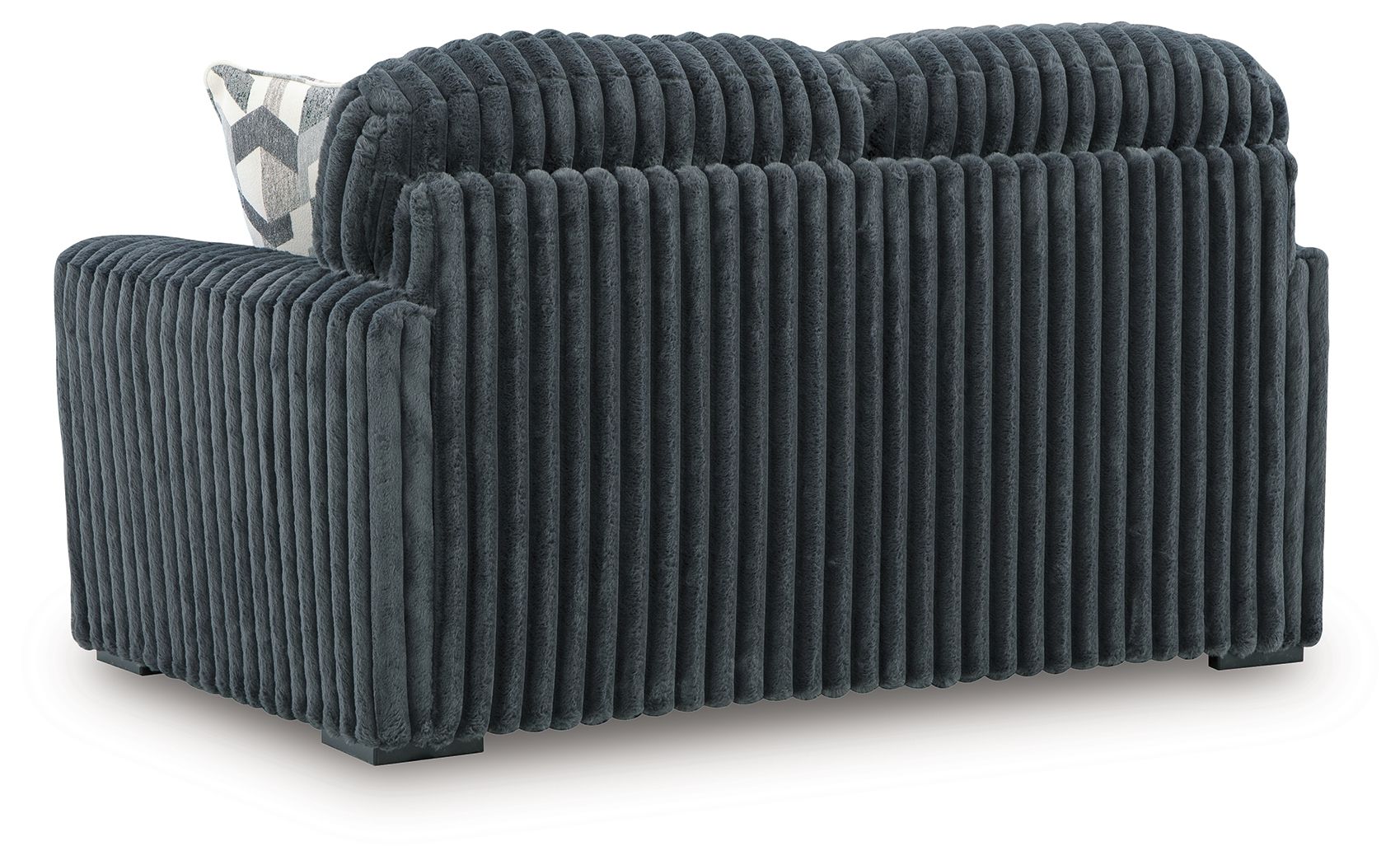 Ashley Furniture Midnight-Madness - Loveseat - Gunmetal - Image 4