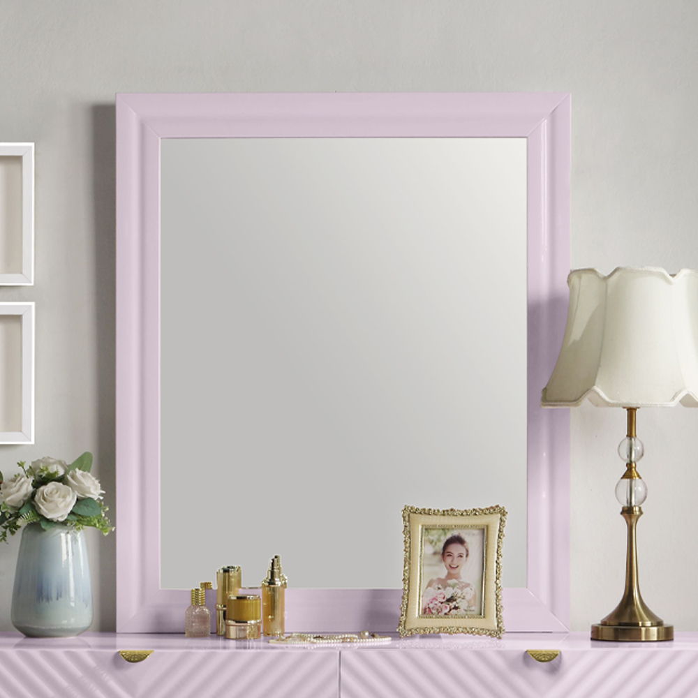 Gaines - Mirror - Pink High Gloss, pink