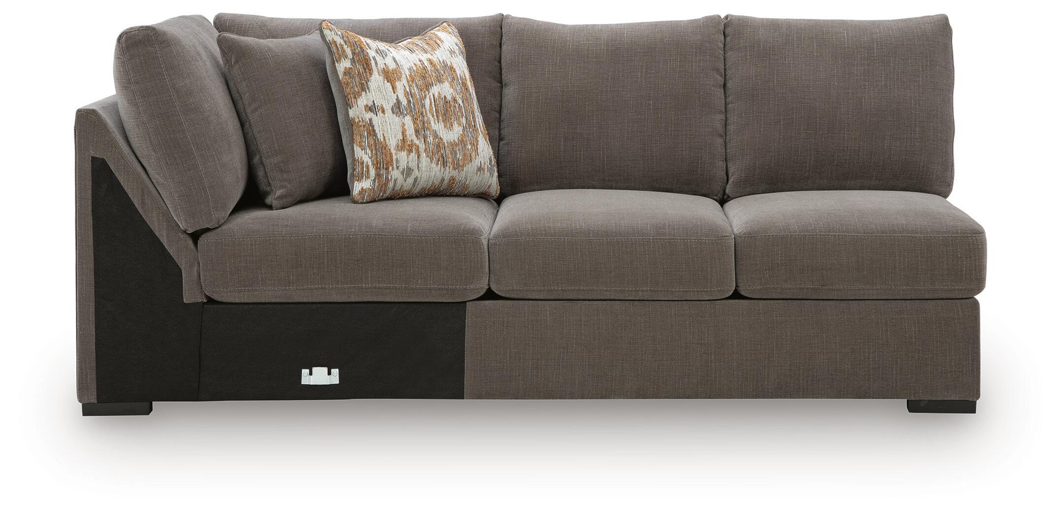 Larson Levee – LAF Armless Loveseat With Wedge – Espresso