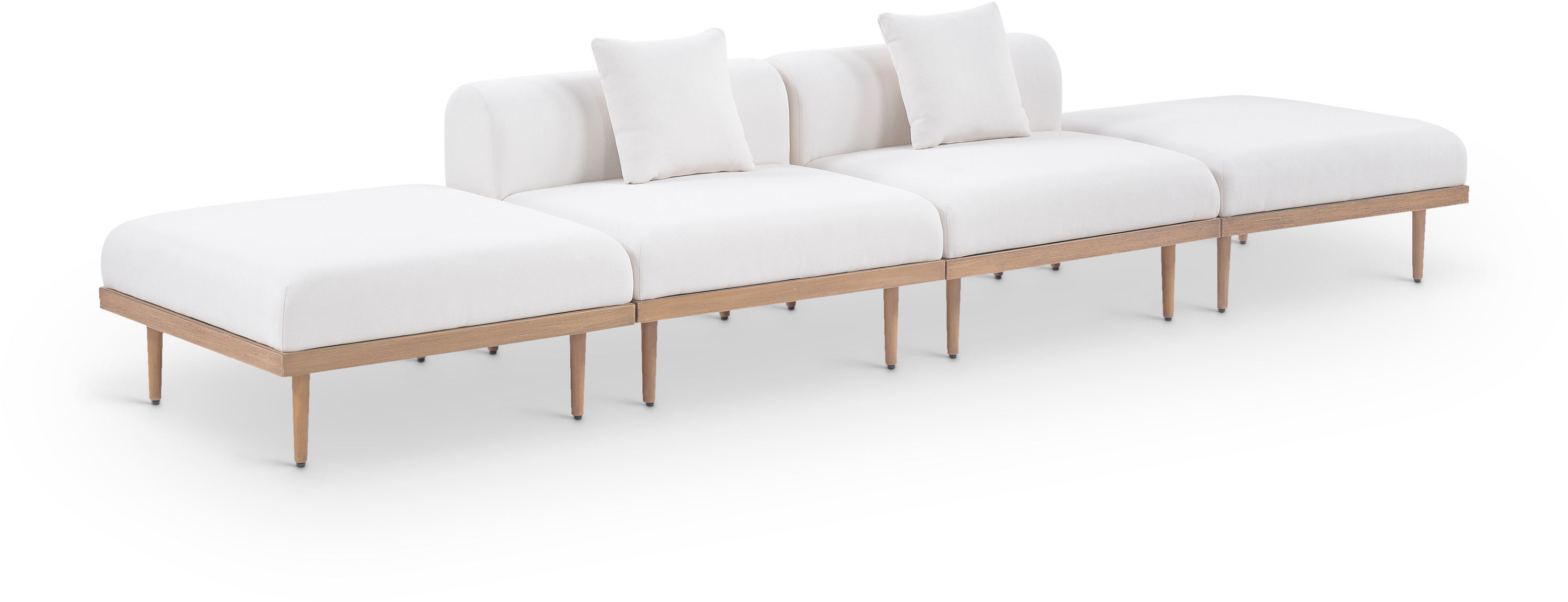 4 Pc · 142" Outdoor Patio Modular Sofa
