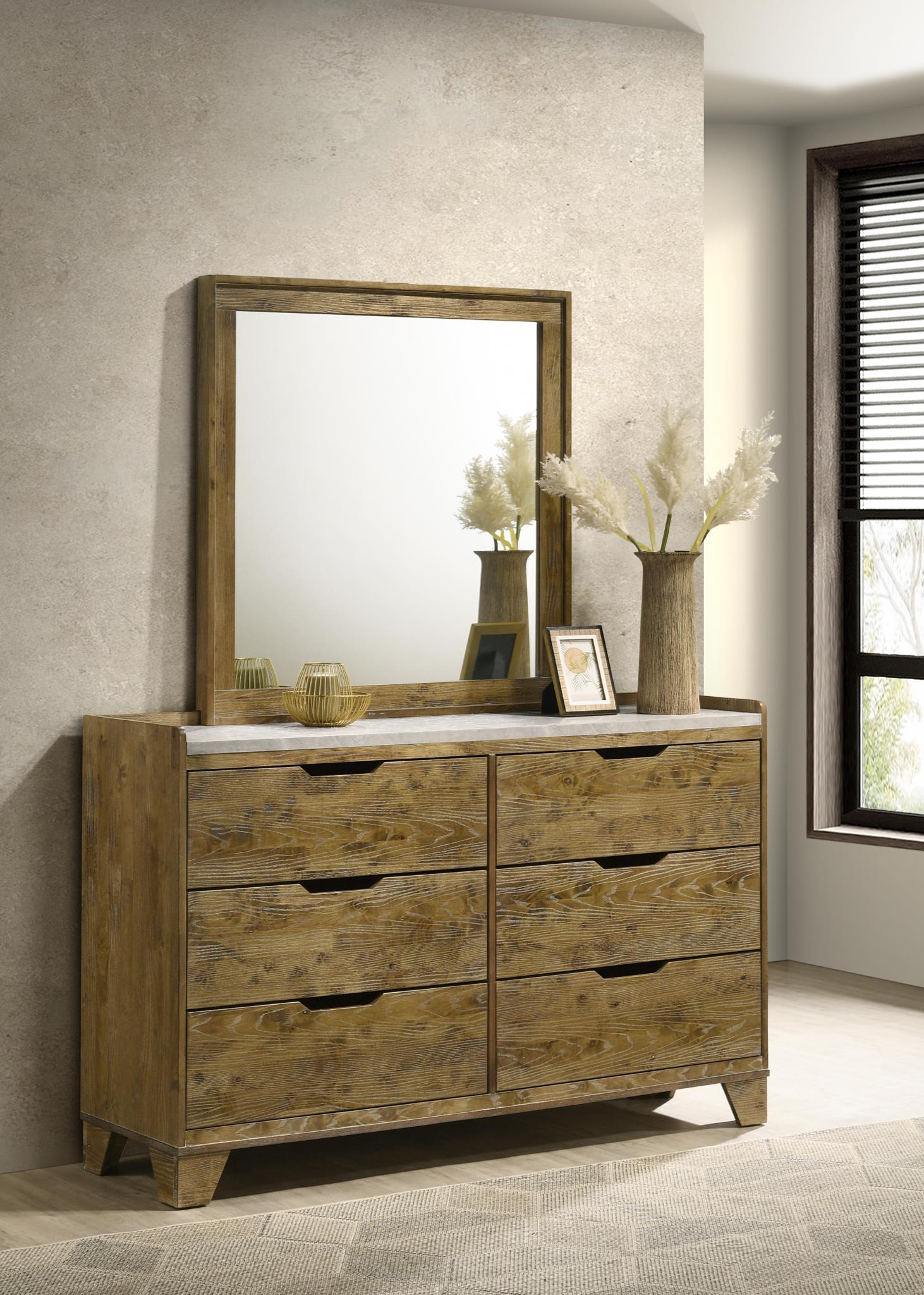 B275 - 3 Piece Bedroom Set (King Bed, Dresser, Mirror)