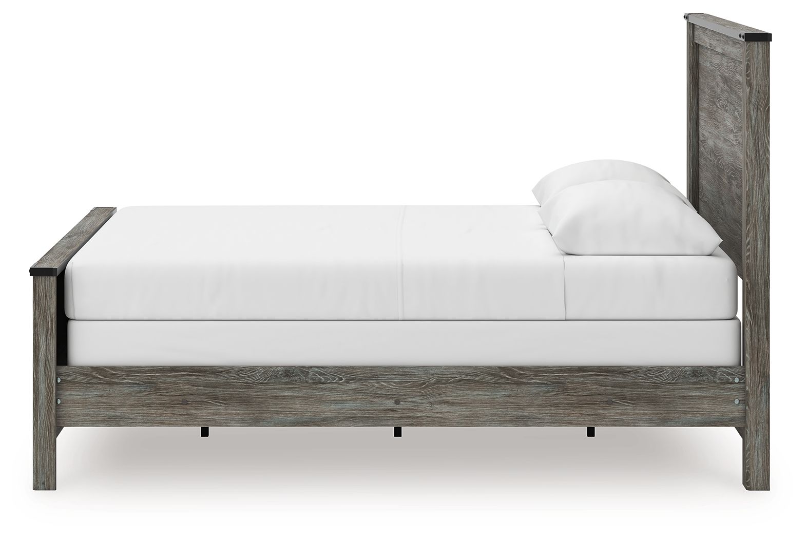 Ashley Furniture Frandern - Queen Panel Bed - Black / Gray - Image 7