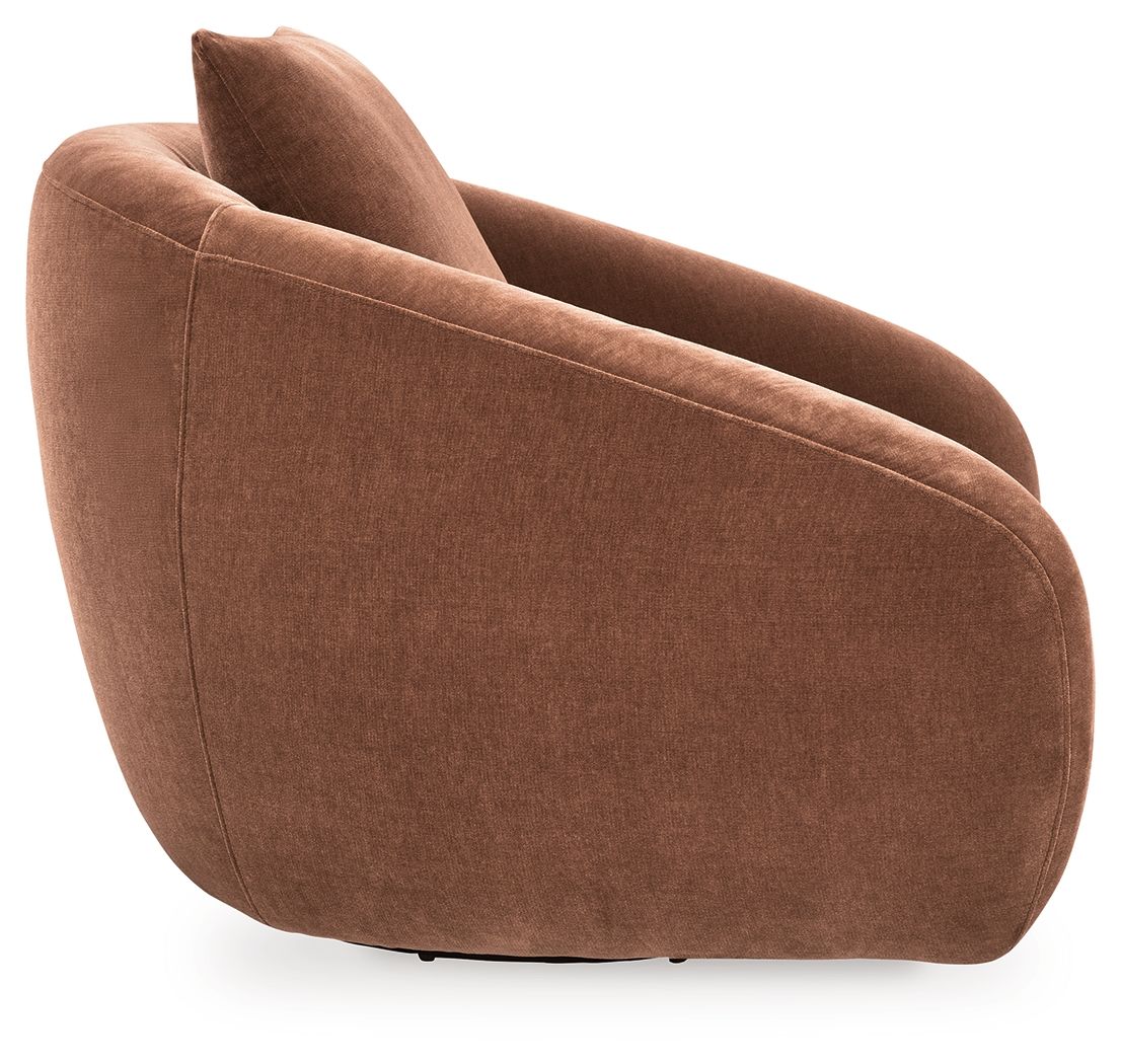 Ashley Furniture Yahya - Swivel Accent Chair - Sienna - Image 4