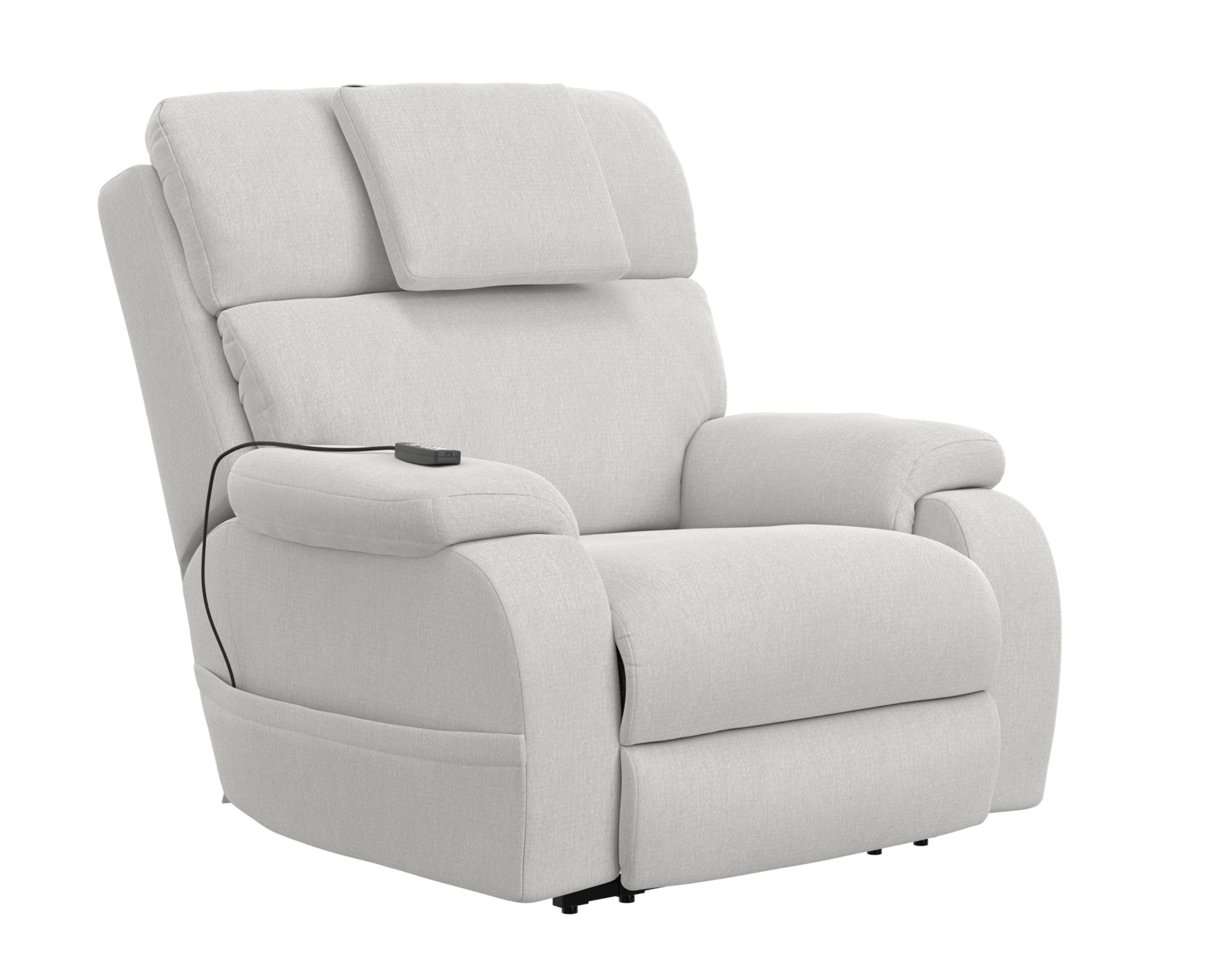 Snoozer - Power Lift Power Headrest Lay Flat Recliner With CR3 Heat / Massage / Zero Gravity - Winter