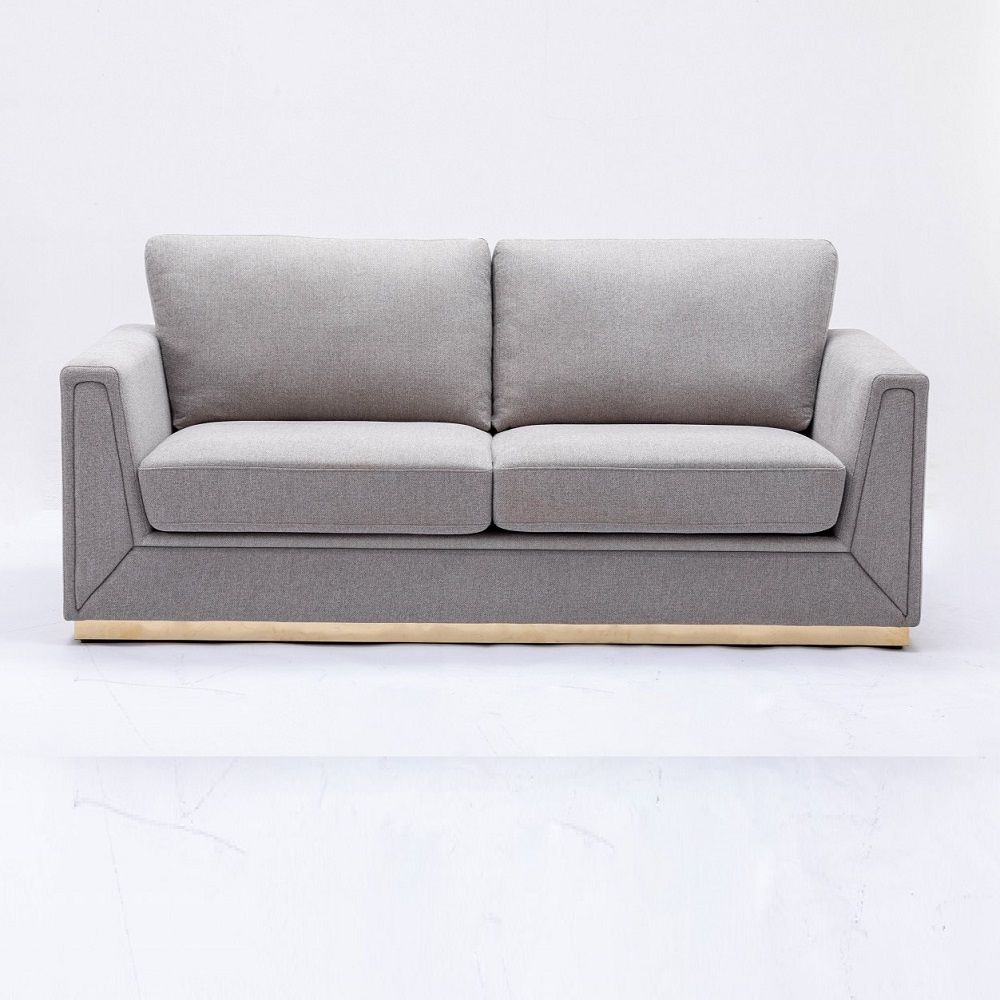 Valin - Sofa - Gray Linen, light gray, view 7