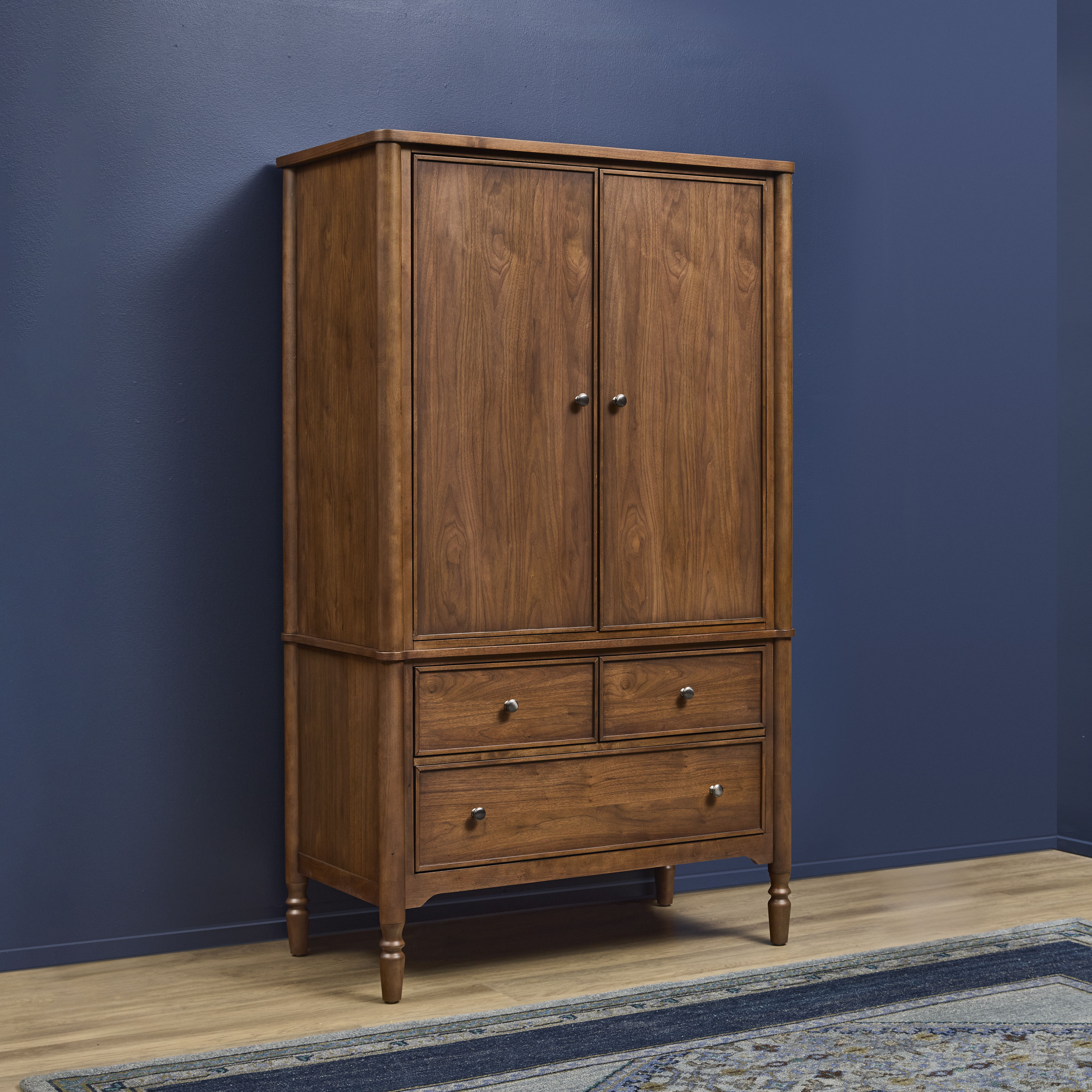 Azalea - Armoire - Walnut, dark brown, view 7